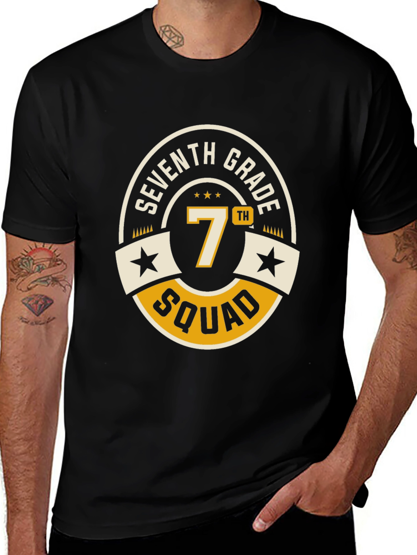 Seventh Grade Squad Graphic T-Shirt