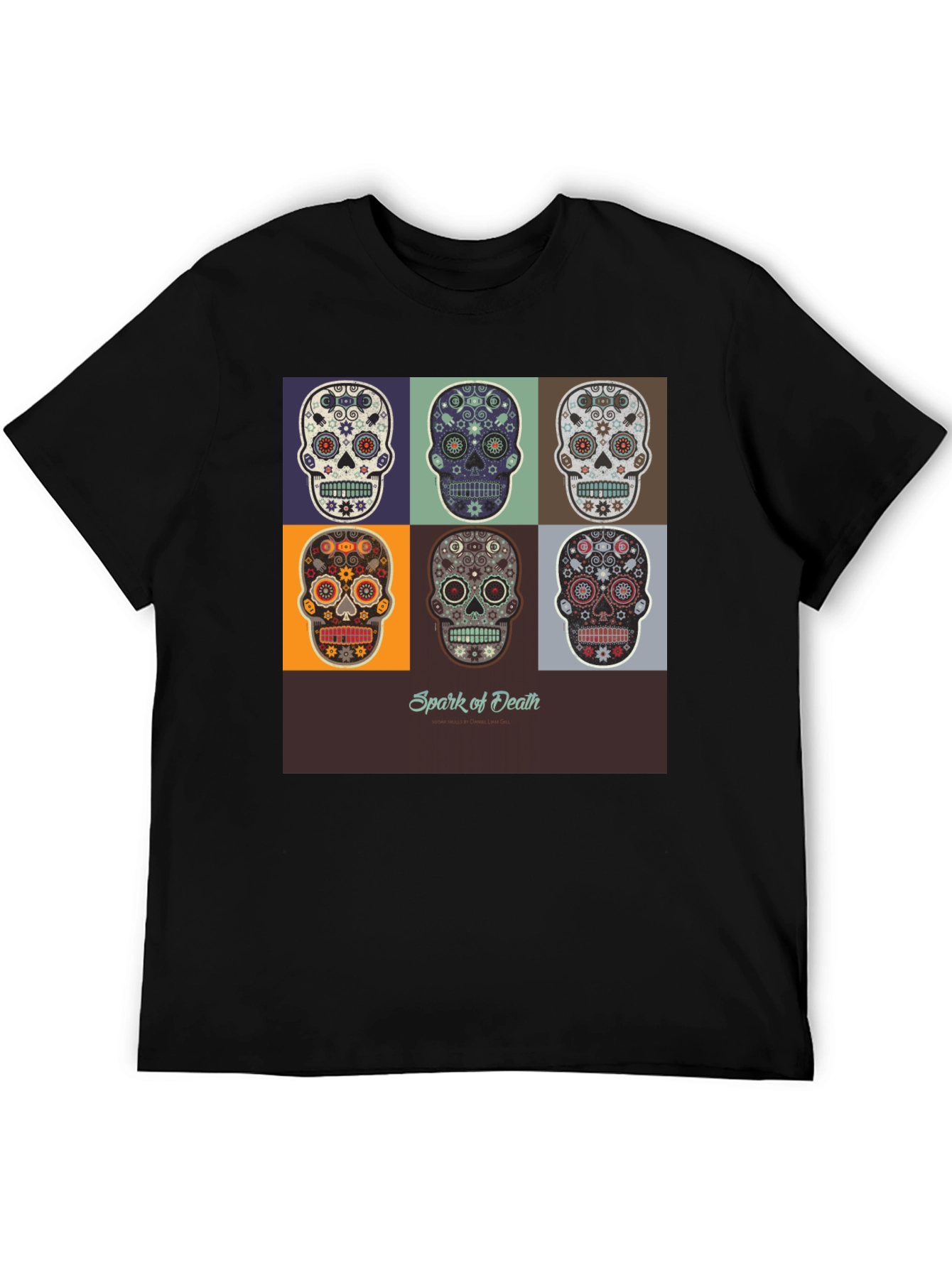 Sugar Skull T-Shirt - Day of the Dead Design