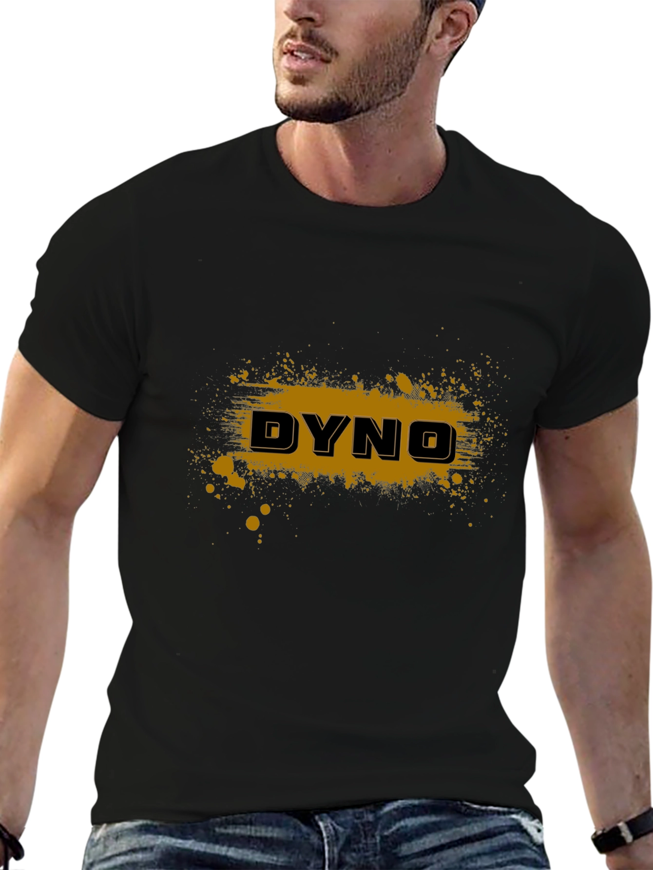 DYNO Graphic Print Black T-Shirt
