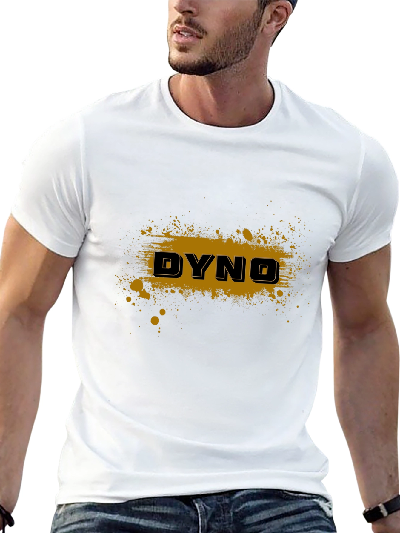 DYNO Graphic Print Black T-Shirt