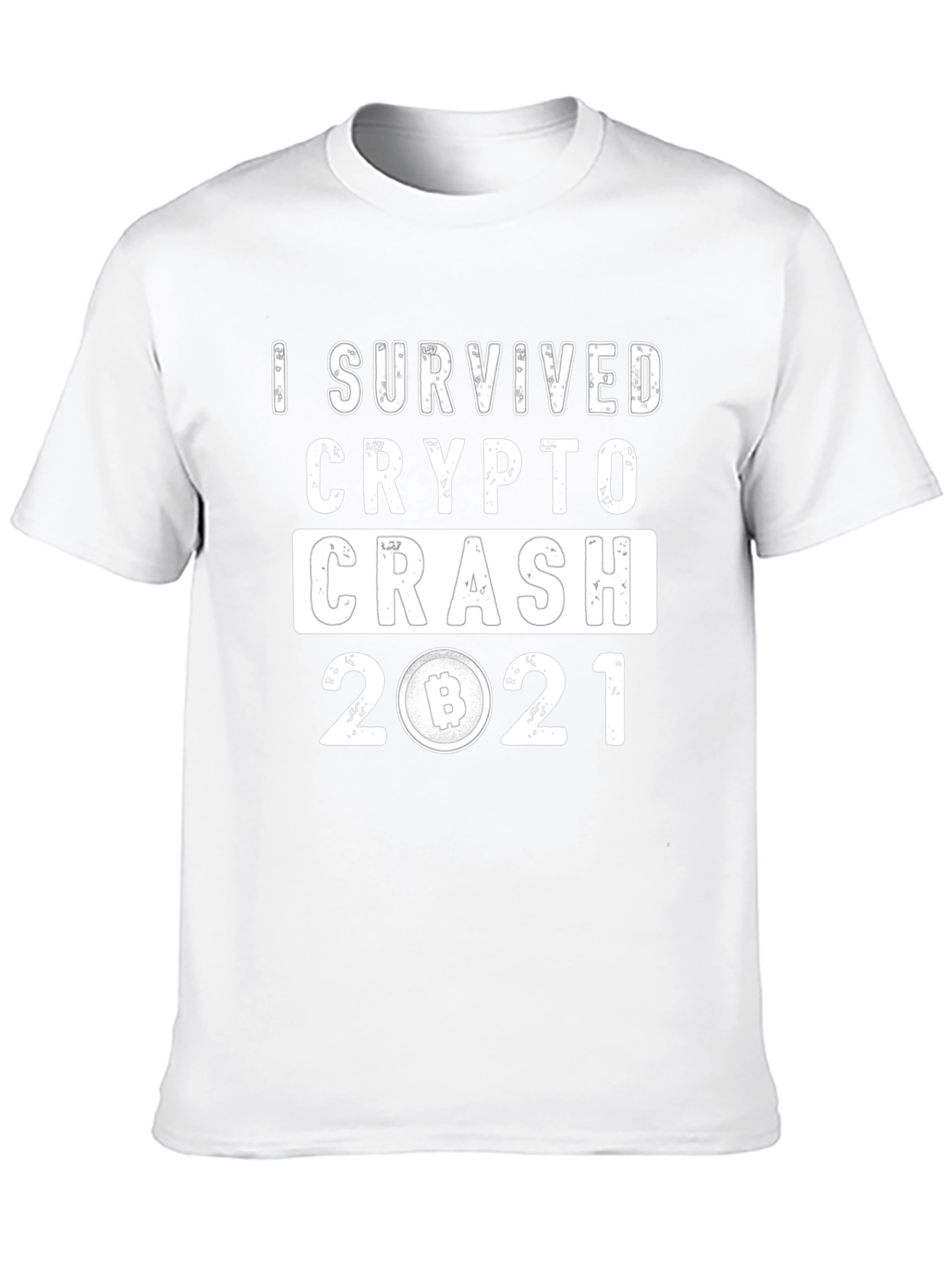 I Survived Crypto Crash 2021 Bitcoin T-Shirt