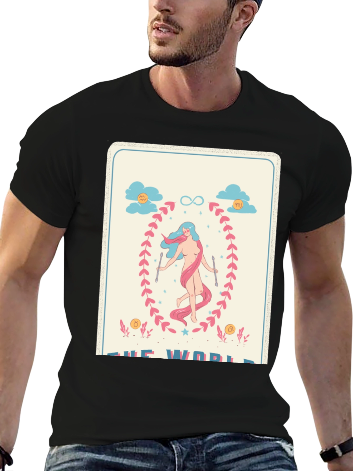 The World Tarot Card Graphic Tee