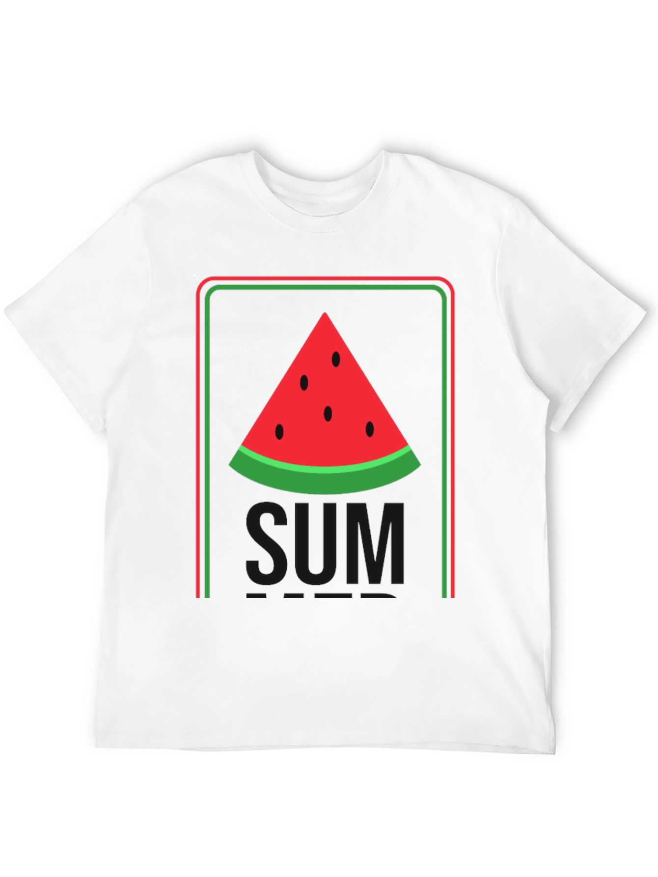 Watermelon Slim Fit T-Shirt - Summer Style