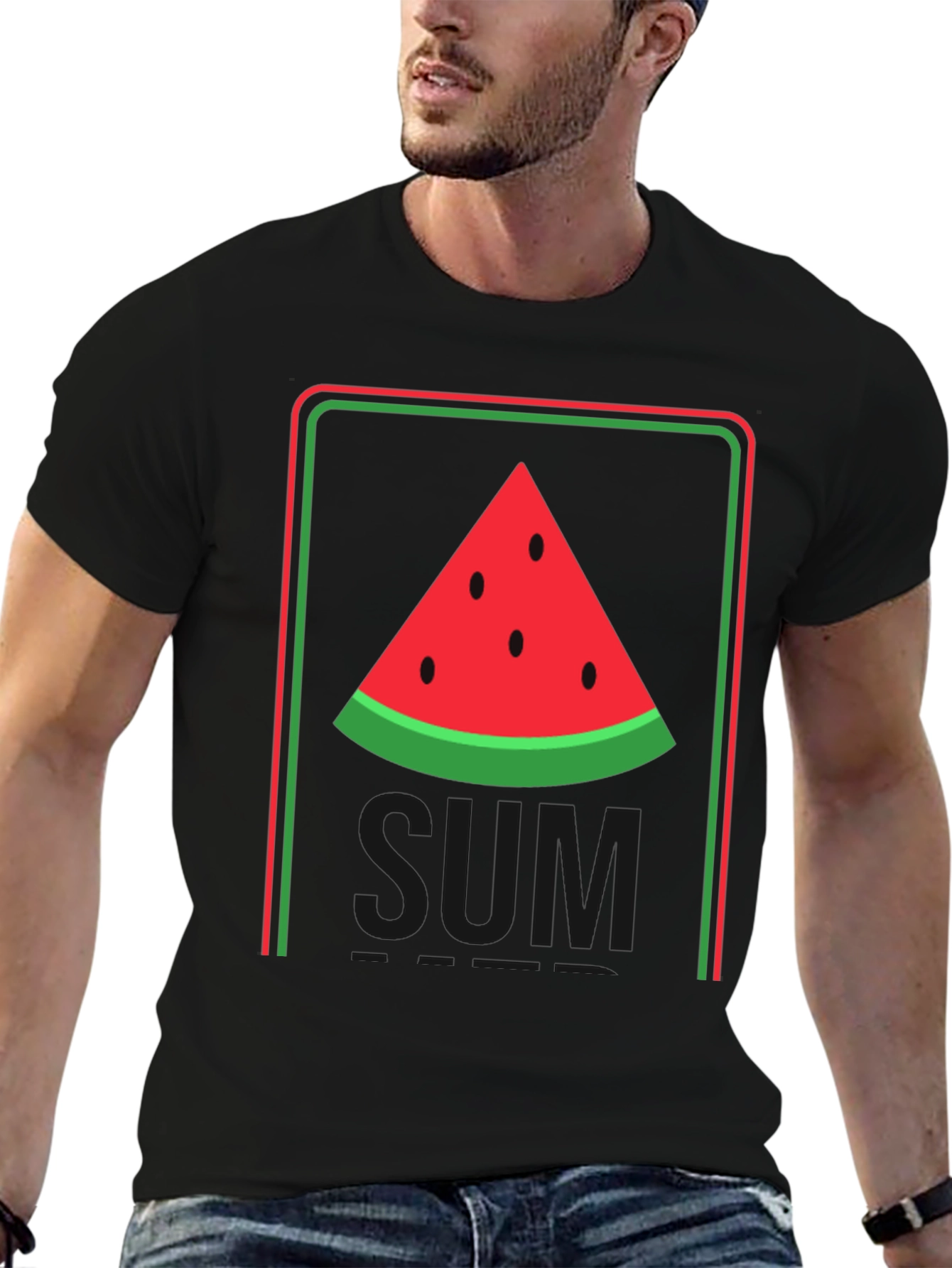 Watermelon Slim Fit T-Shirt - Summer Style