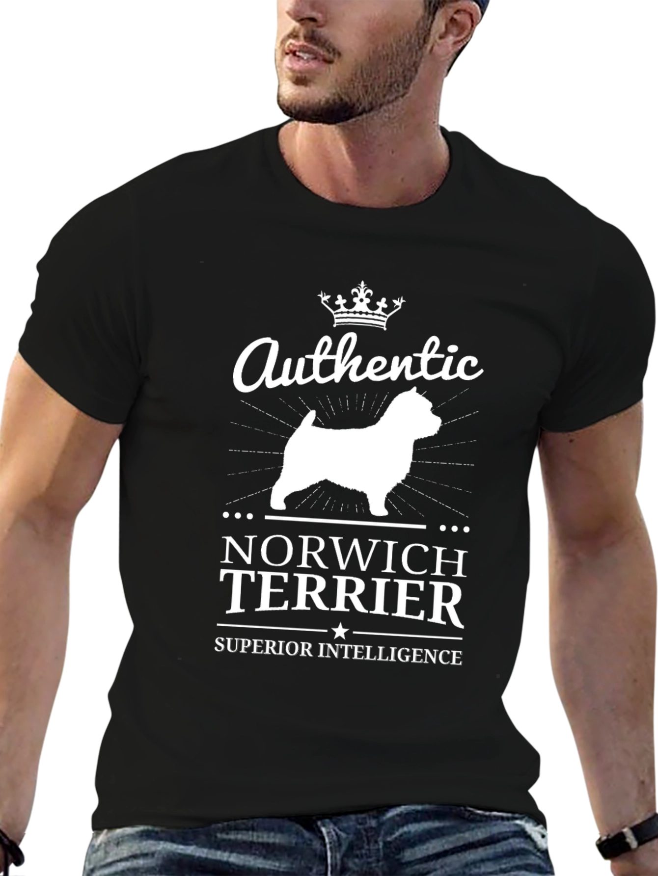 Authentic Norwich Terrier Graphic Tee