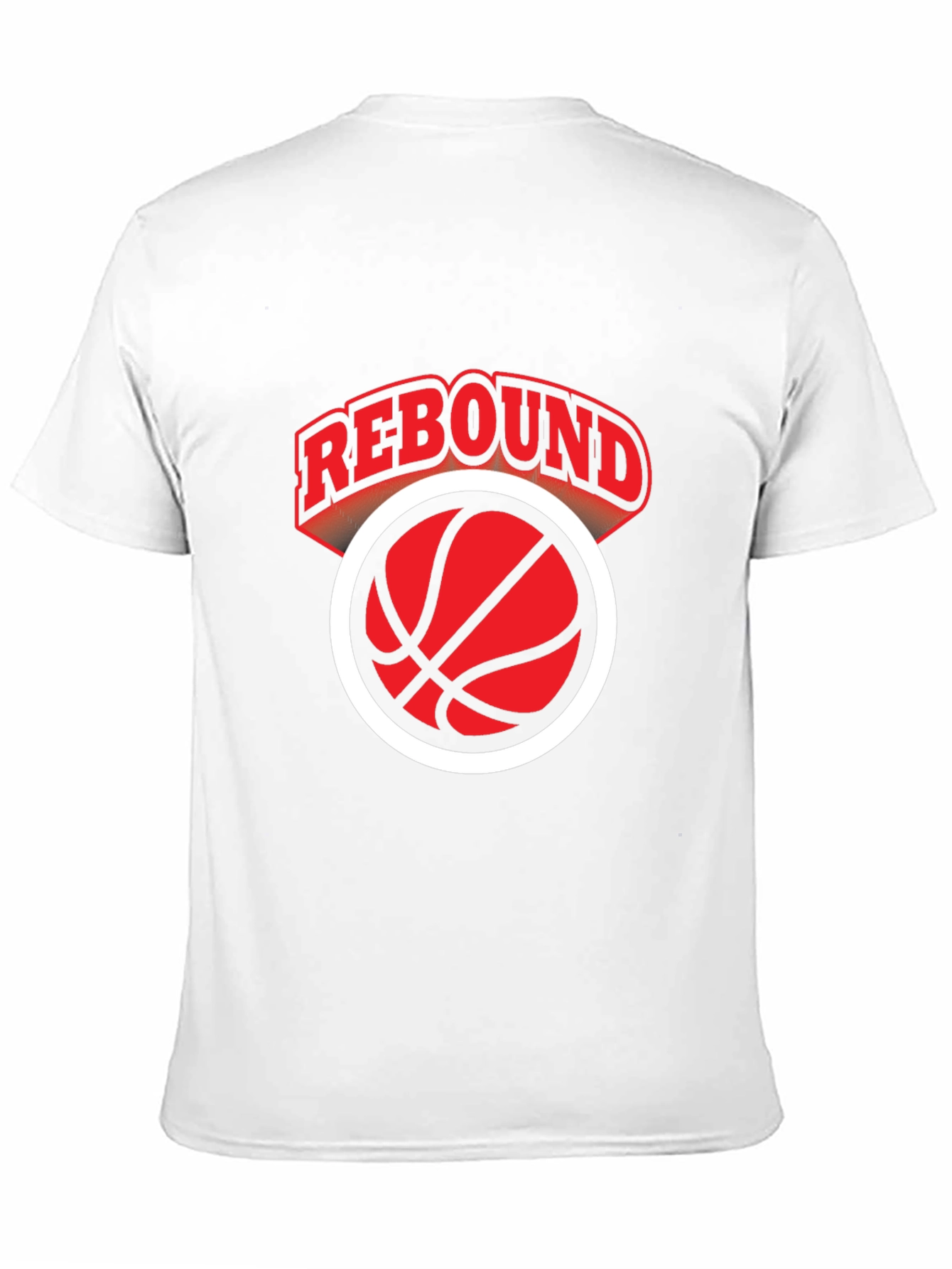 Rebound Basketball Graphic Tee - Black