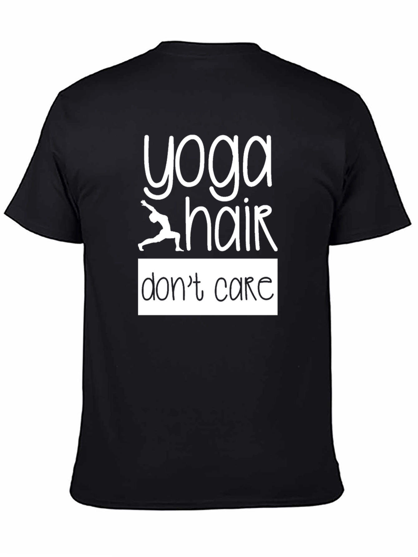 Yoga Hair Dont Care Graphic T-Shirt