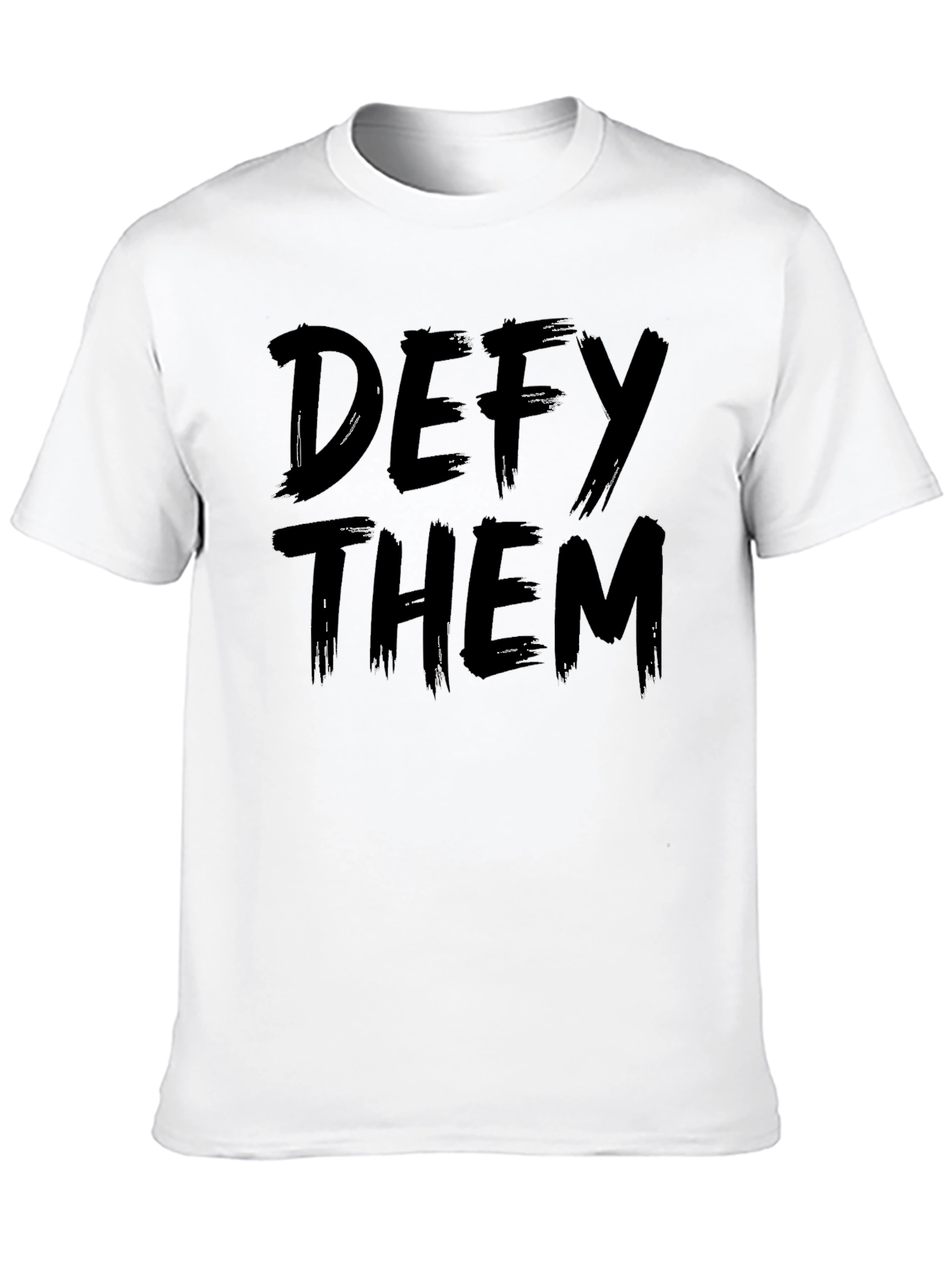Defy Them Graphic Tee - Bold Statement Shirt