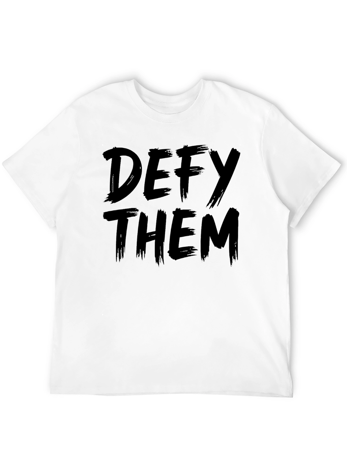 Defy Them Graphic Tee - Bold Statement Shirt