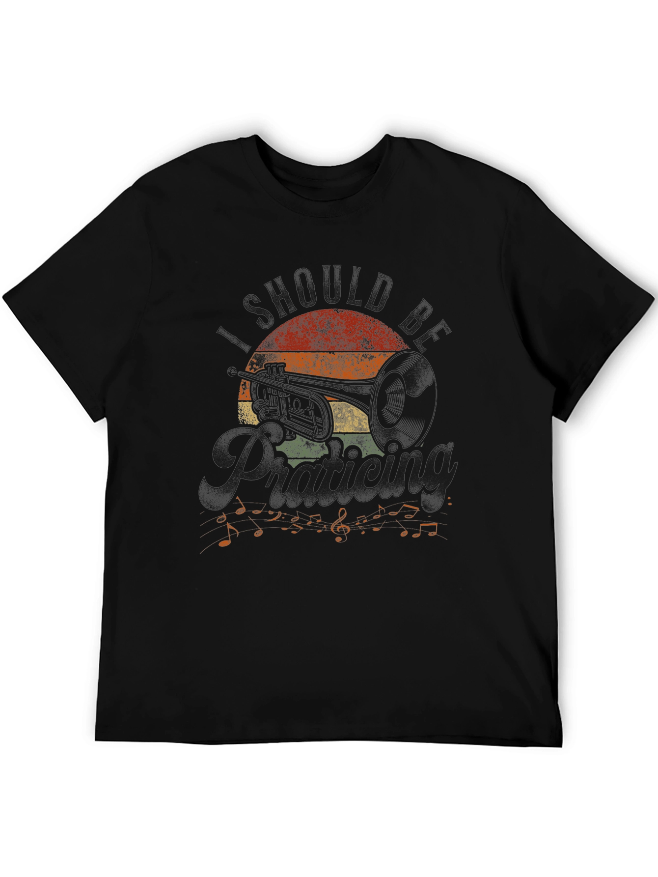 Retro Trombone Music T-Shirt