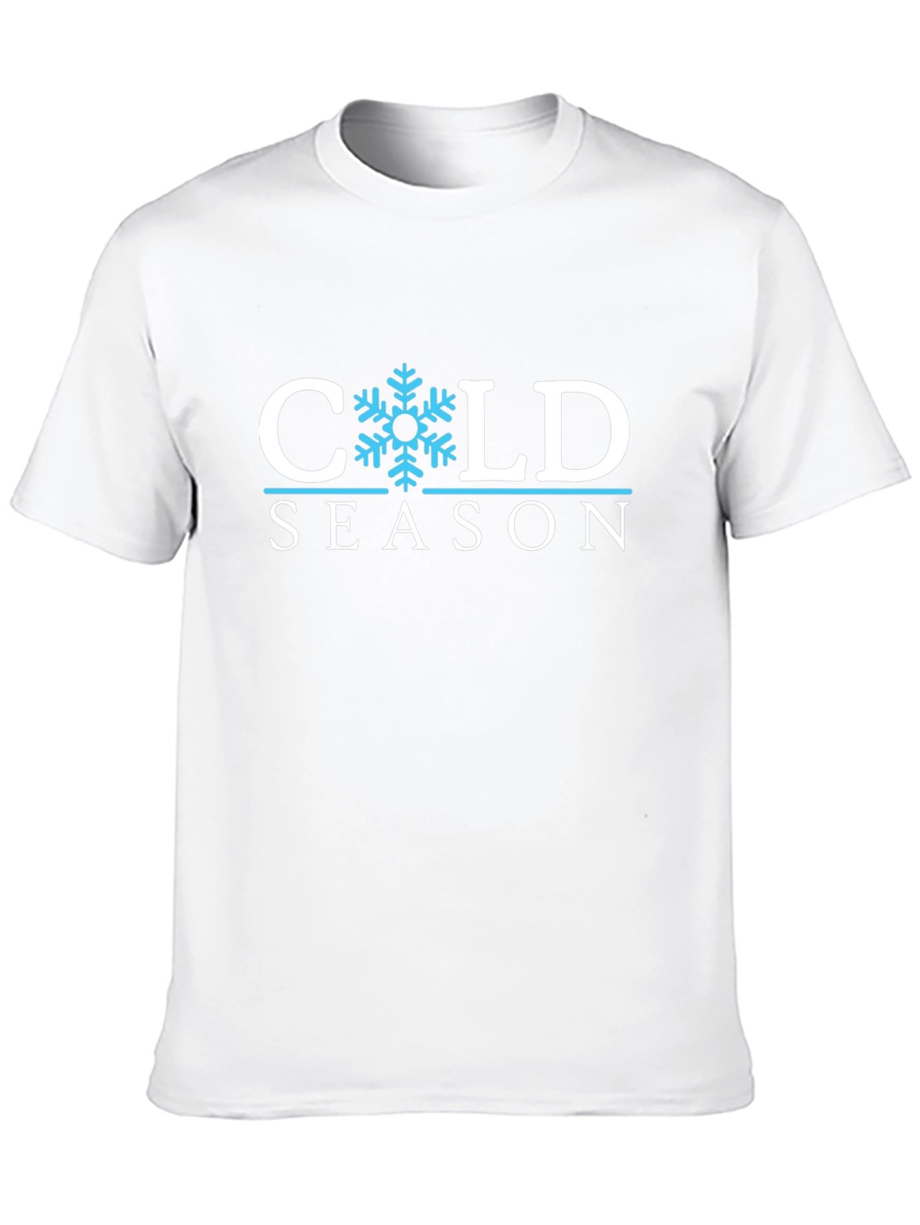 Cold Season Graphic Tee - Black Cotton Shirt