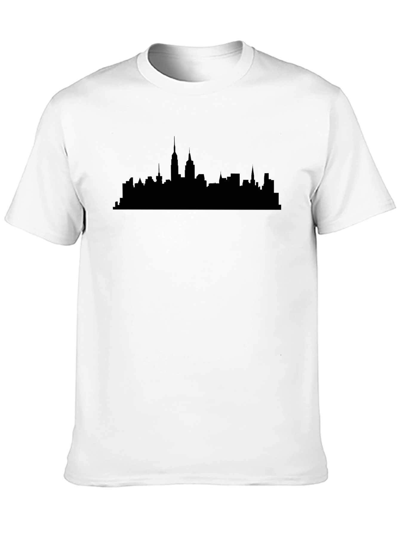 NYC Skyline Silhouette Tee - Urban Style
