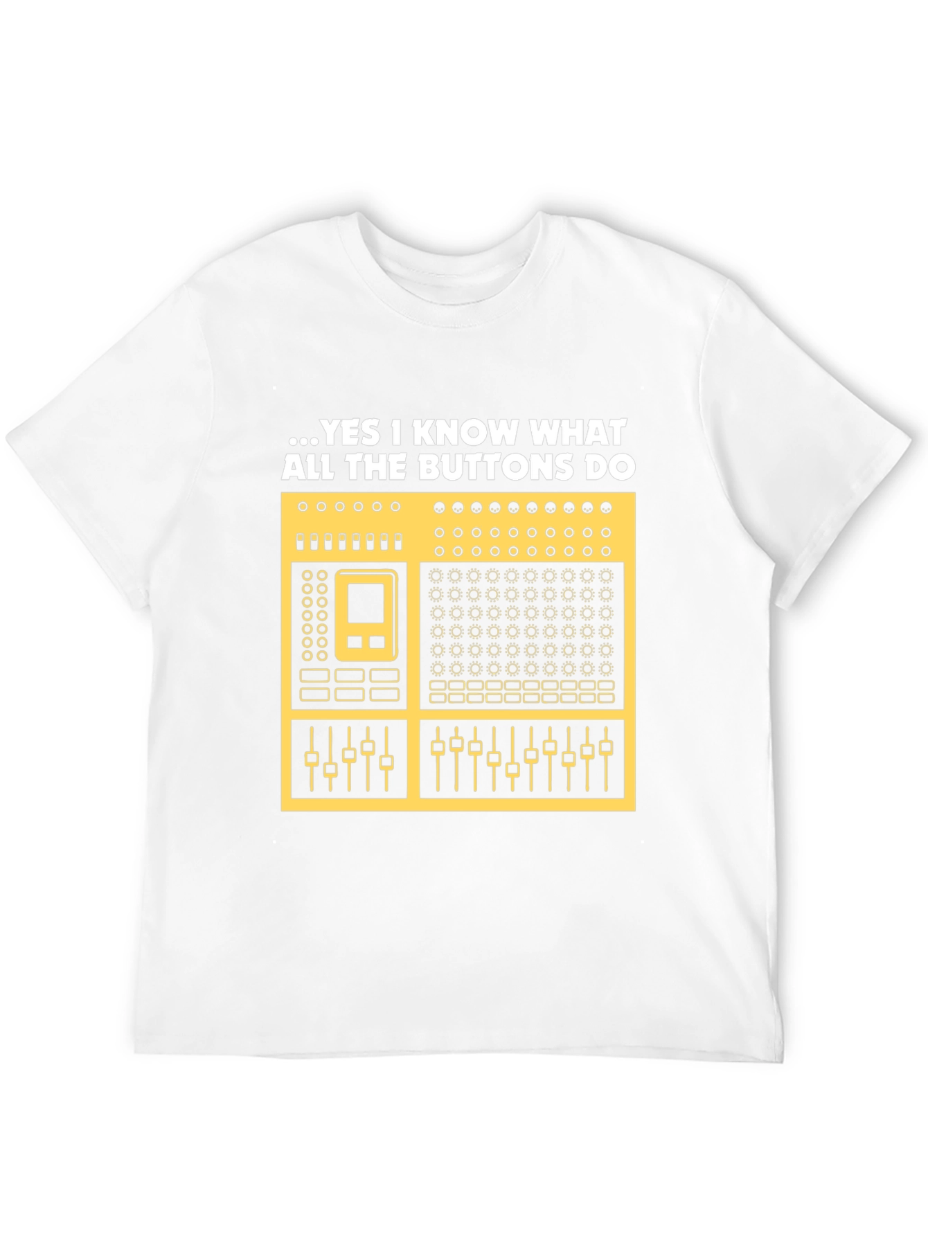 DJ Mixer Graphic Tee - Know Your Buttons!