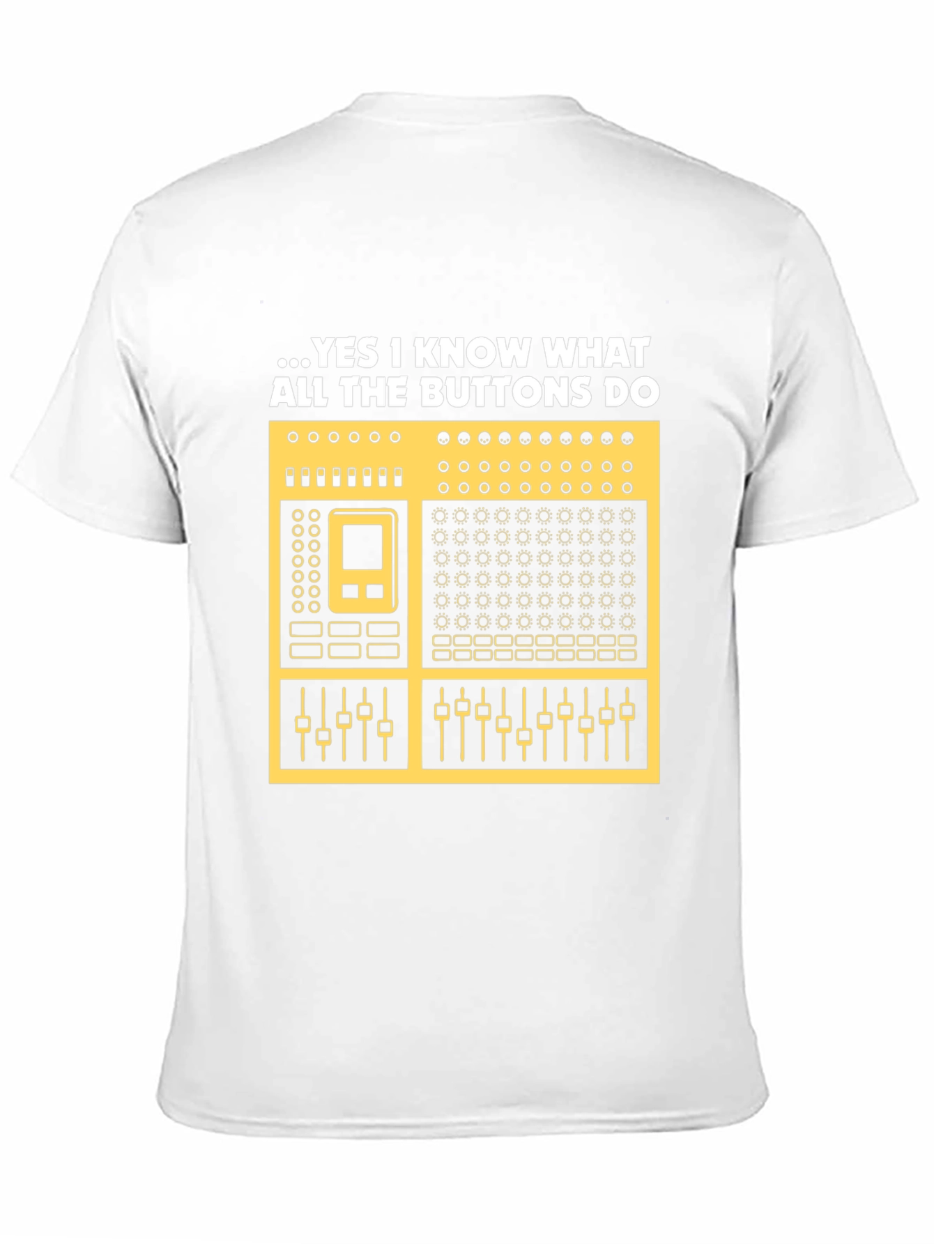 DJ Mixer Graphic Tee - Know Your Buttons!