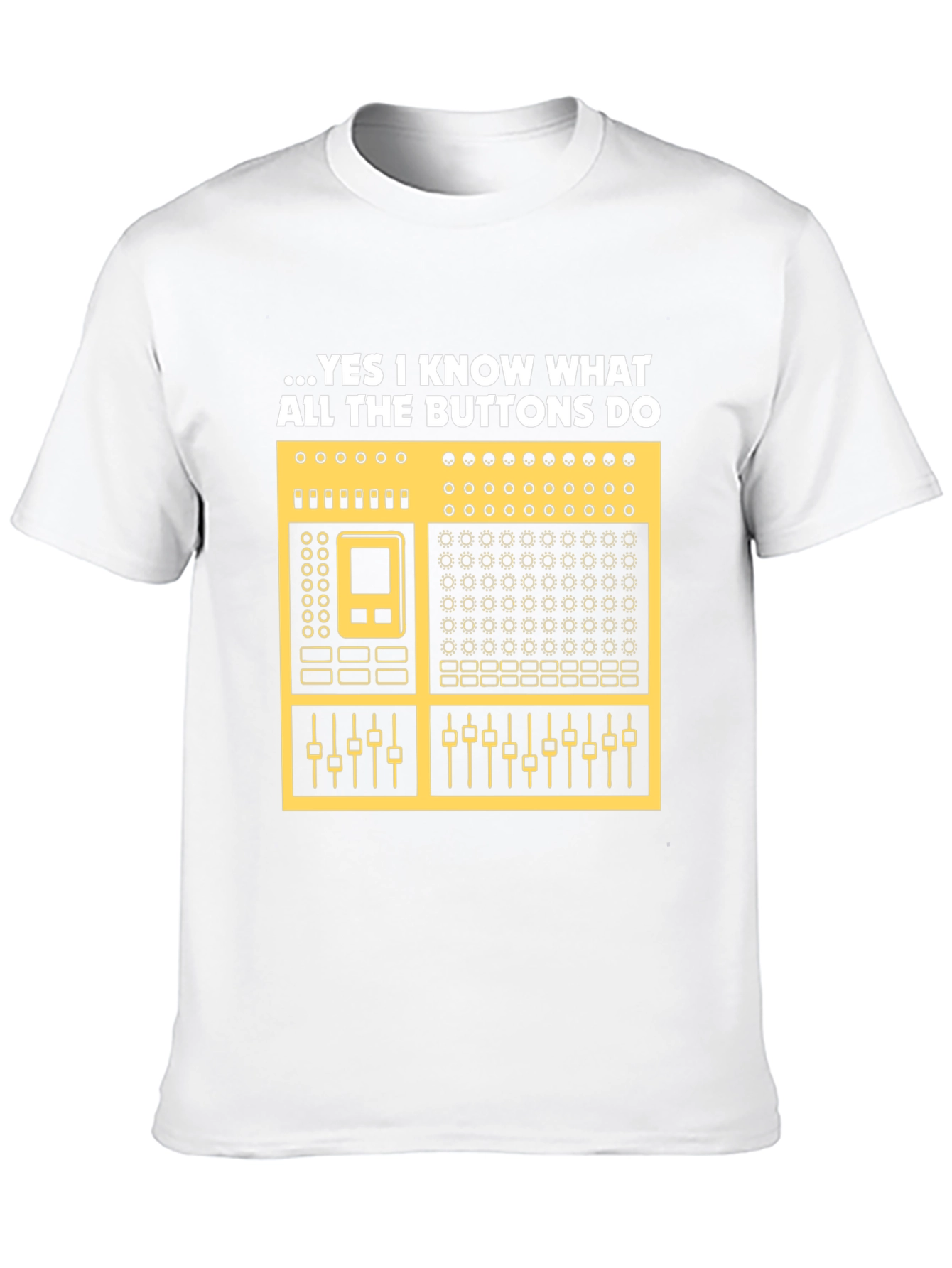 DJ Mixer Graphic Tee - Know Your Buttons!