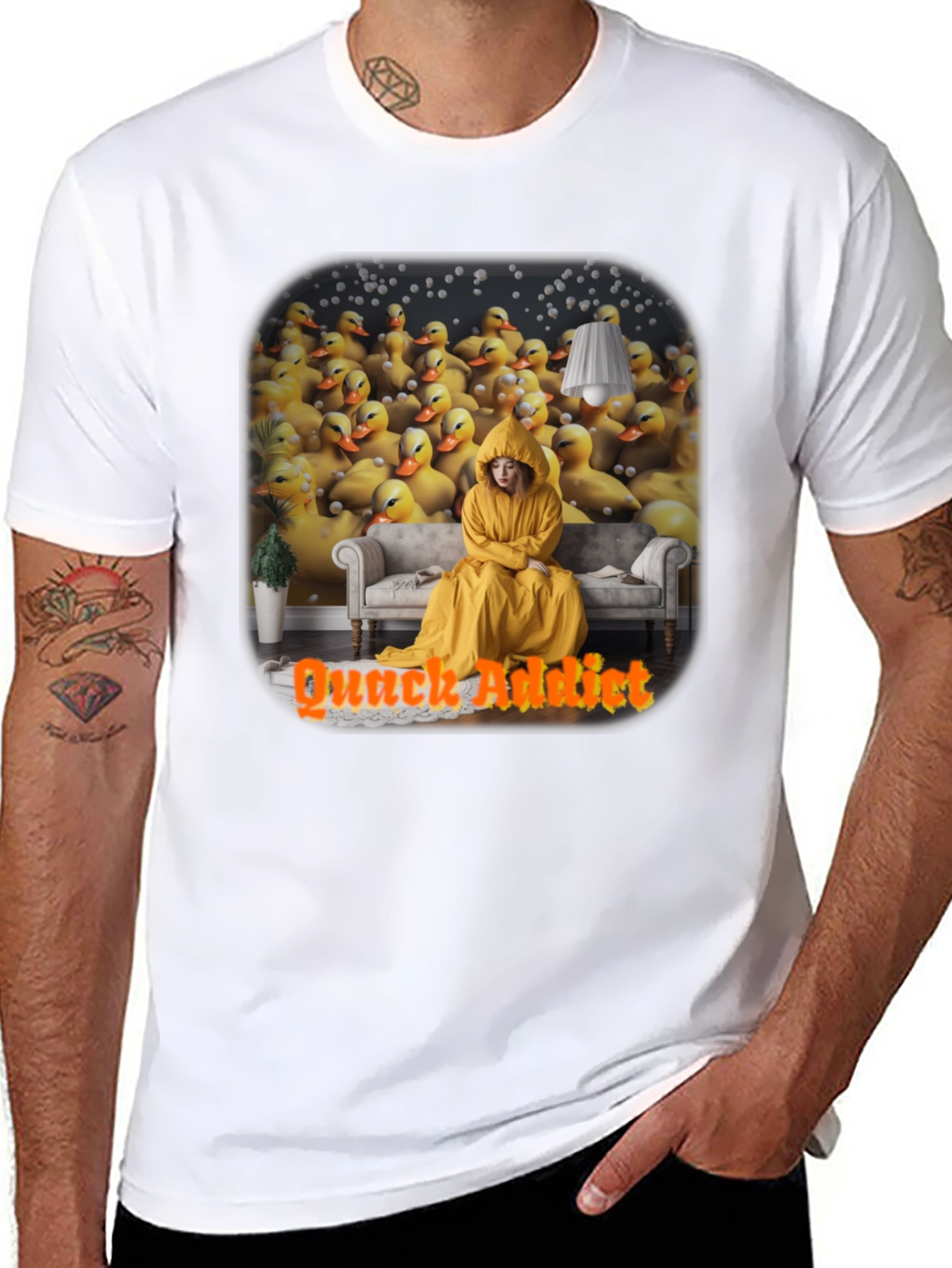 Quack Addict T-Shirt - Duck Lover Tee