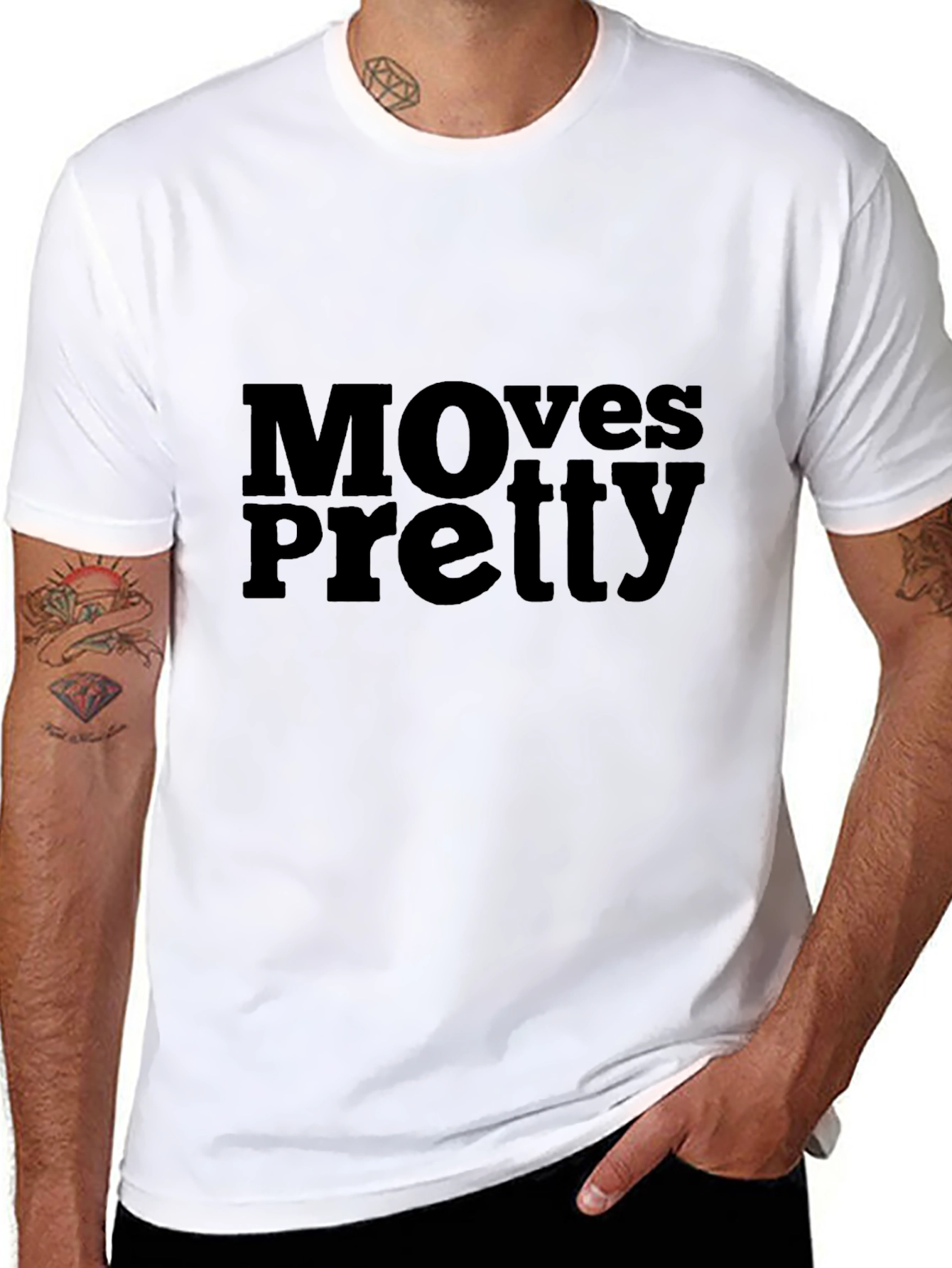 Moves Pretty Graphic Tee - Stylish Casual Wear