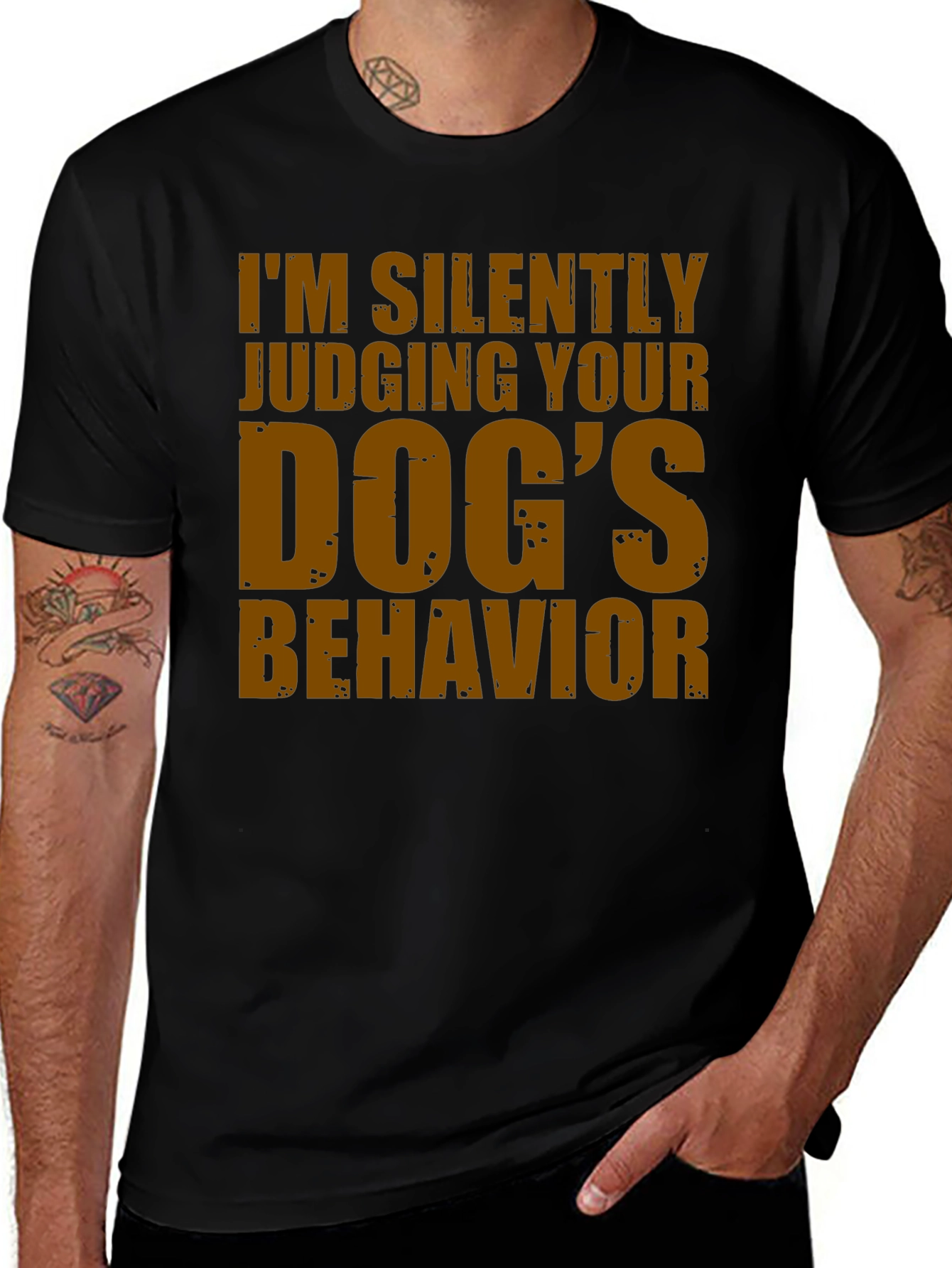 Dog Behavior Judge Novelty Graphic Tee