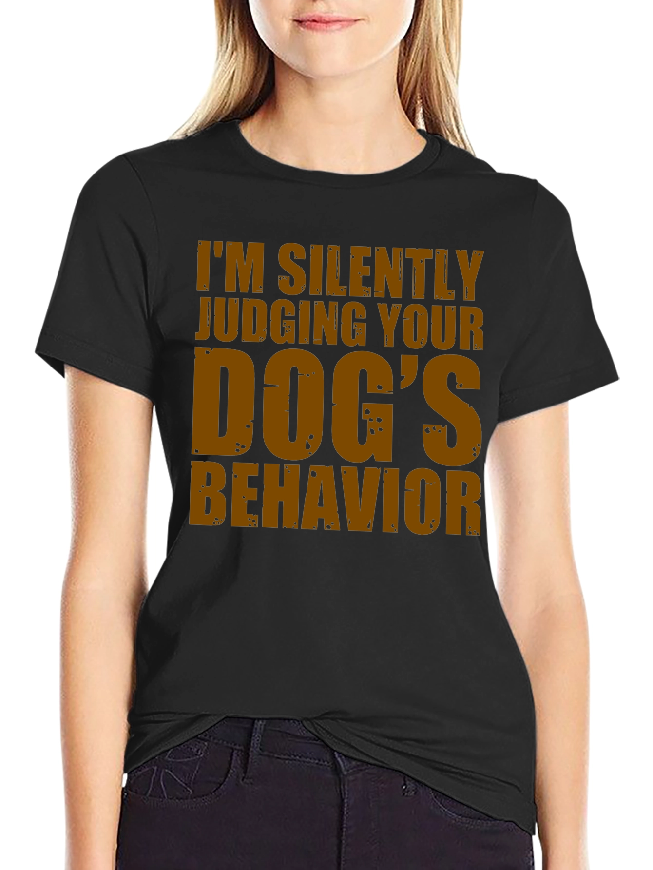 Dog Behavior Judge Novelty Graphic Tee