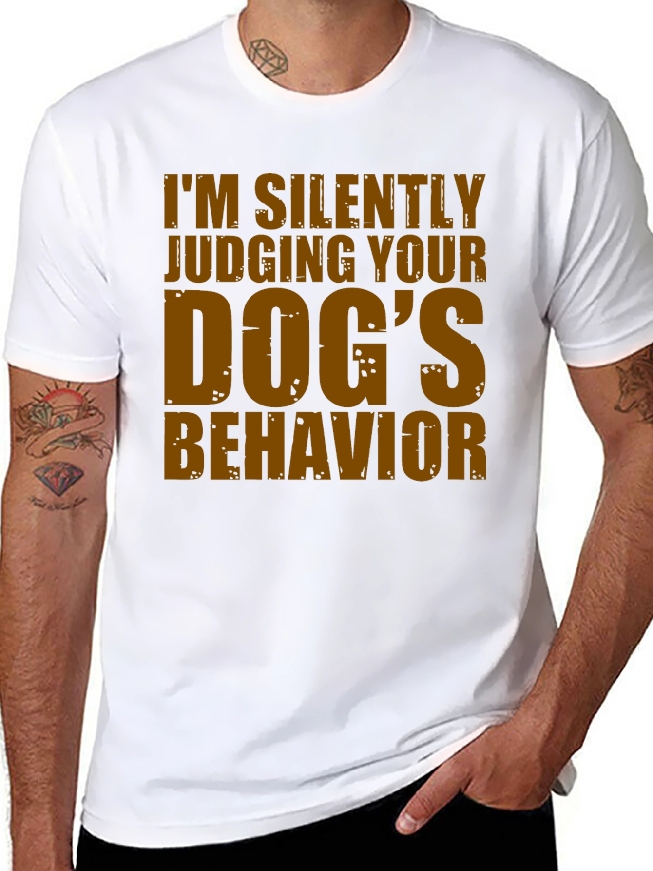 Dog Behavior Judge Novelty Graphic Tee