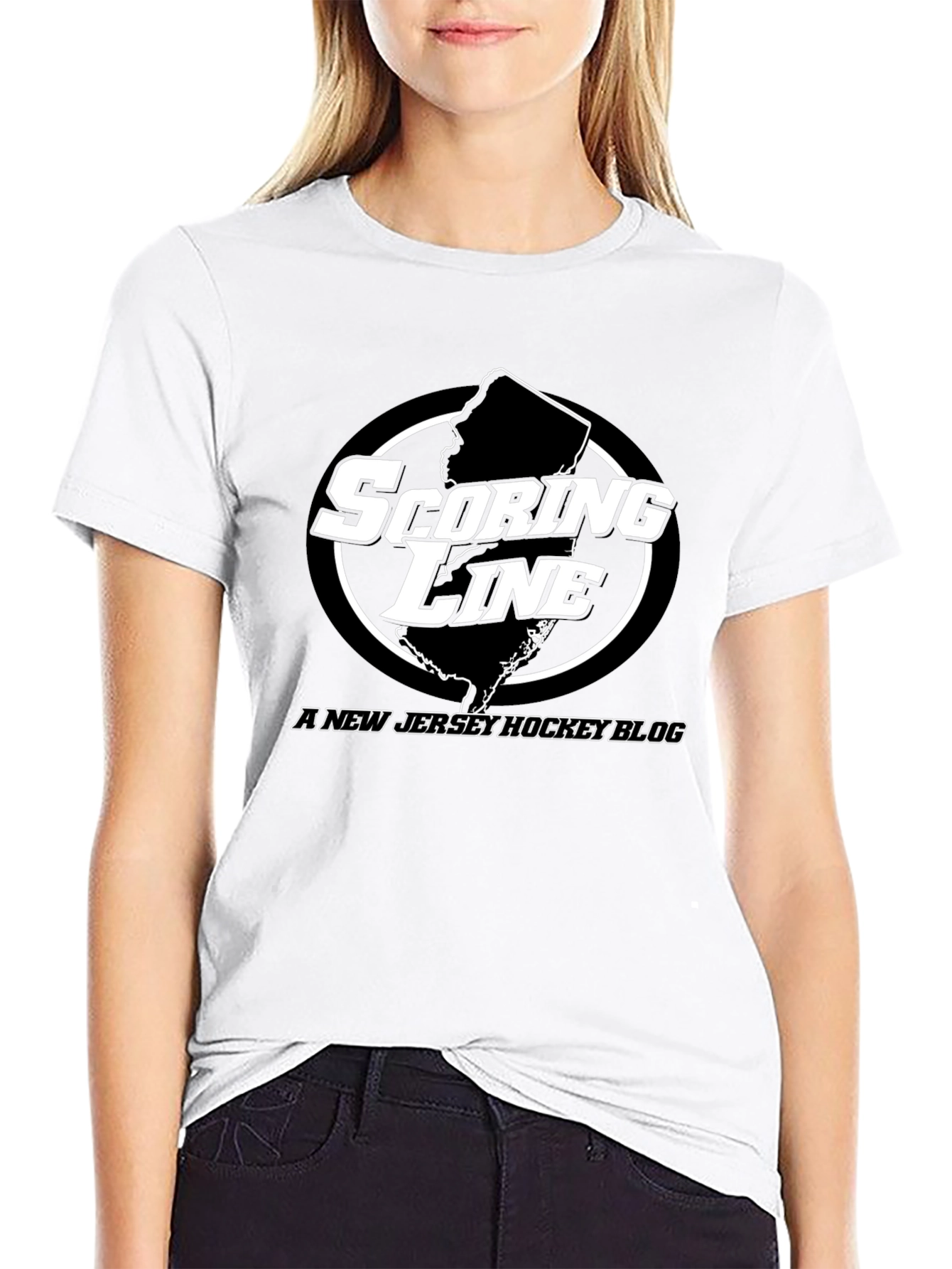 Scoring Line Hockey Blog T-Shirt