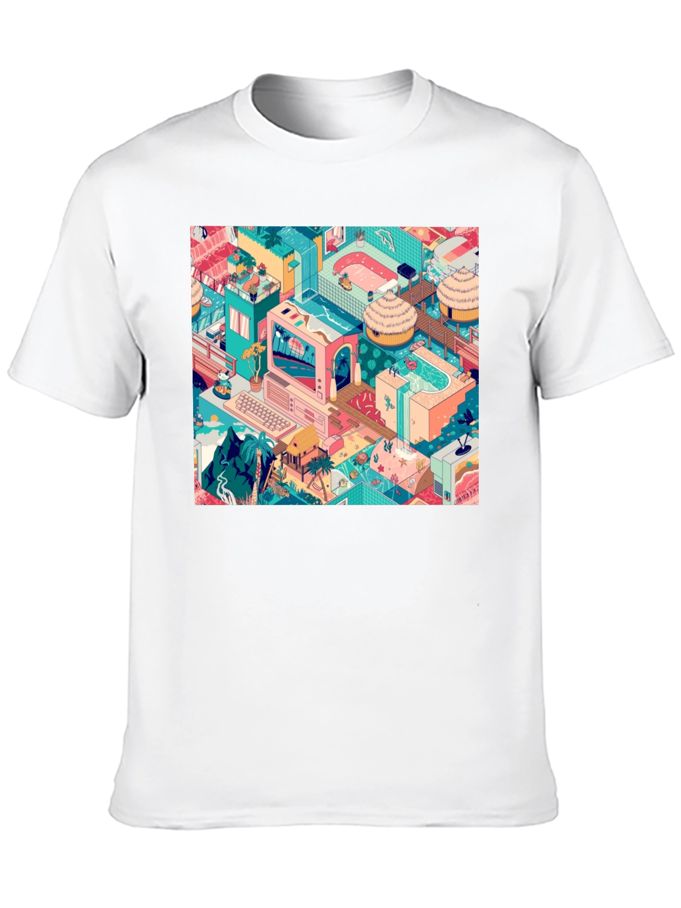Isometric Island Tee