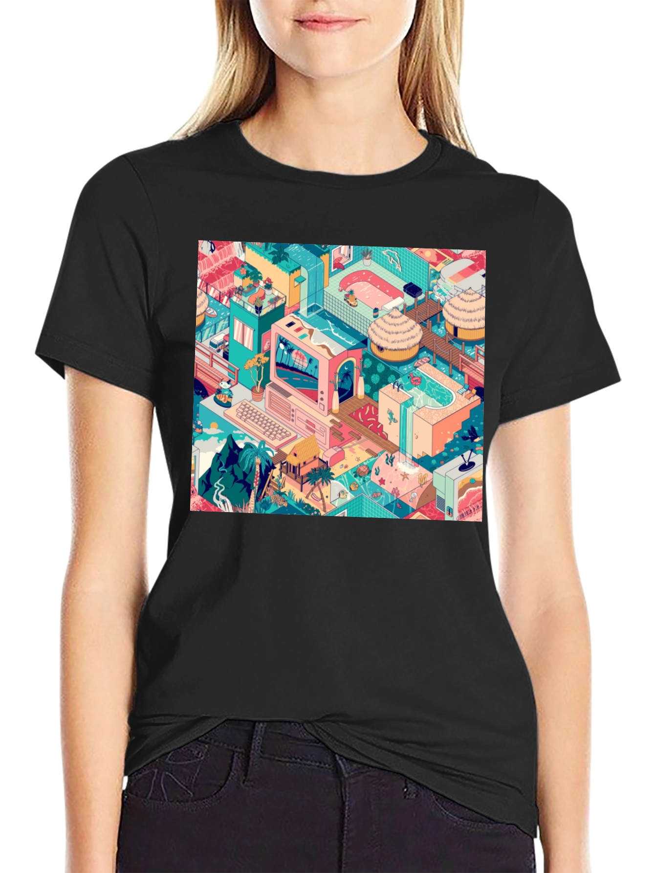 Isometric Island Tee
