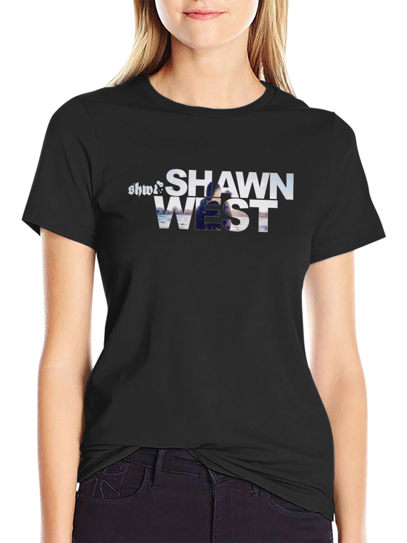 Shawn West Graphic Black T-Shirt