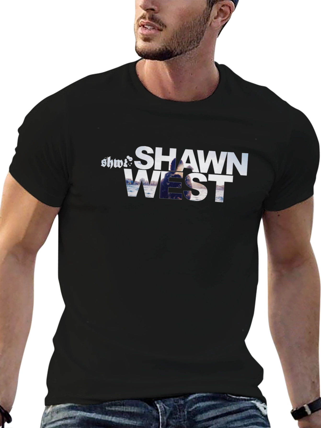 Shawn West Graphic Black T-Shirt