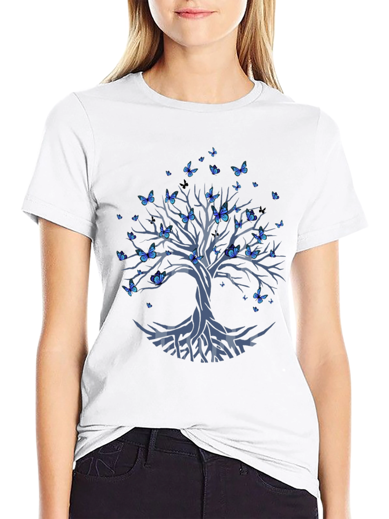Tree of Life Butterfly Graphic Tee