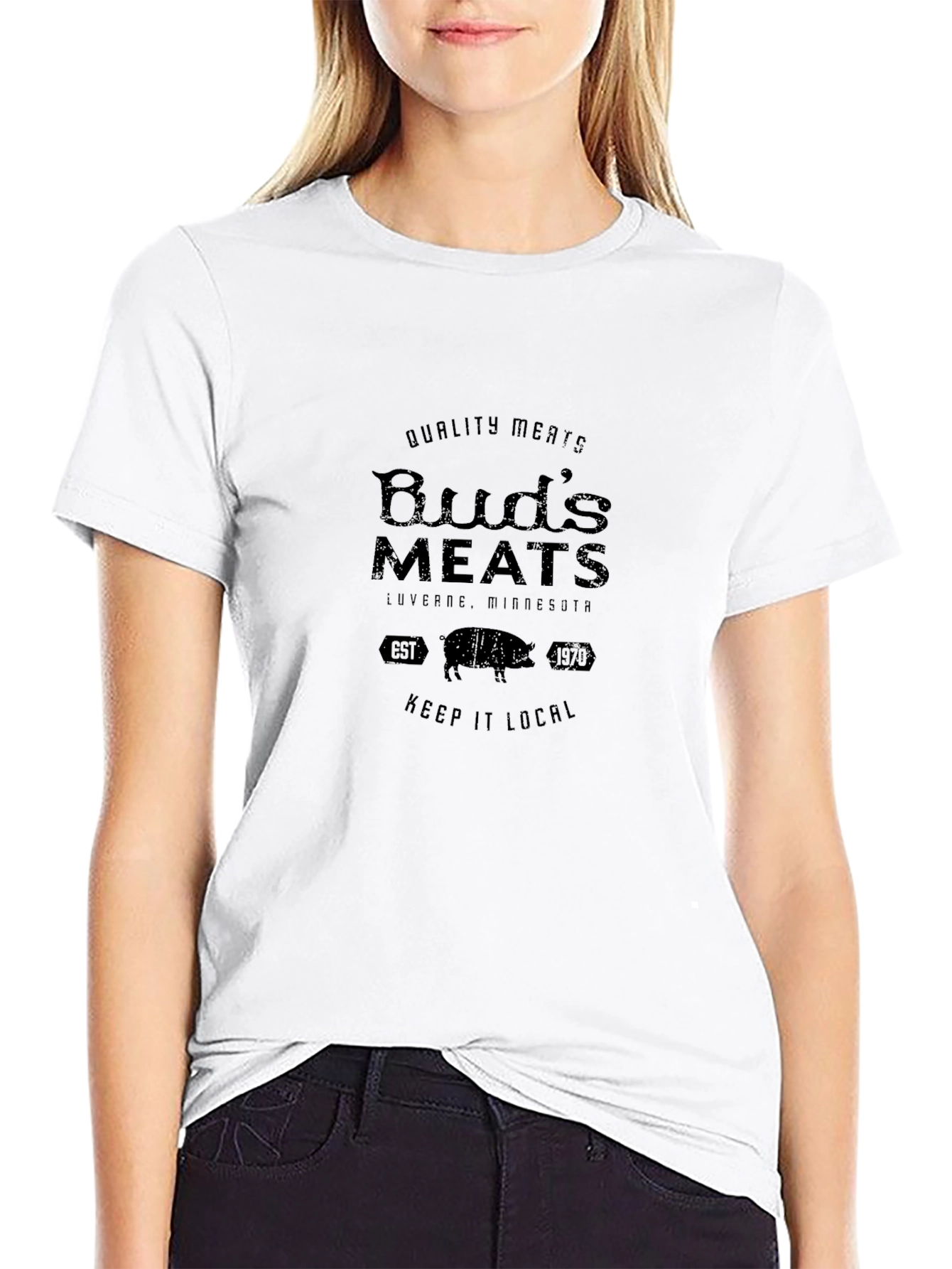 Buds Meats T-Shirt - Luverne Minnesota