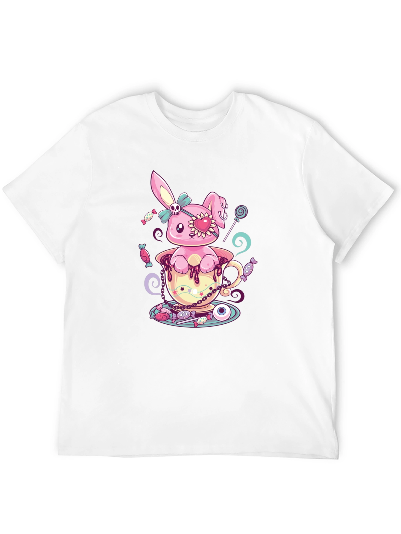 Gothic Bunny T-Shirt - Pastel Goth Cute & Creepy