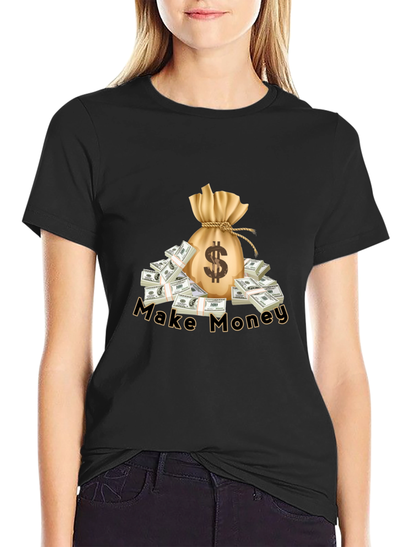 Make Money Graphic Tee - Black T-Shirt