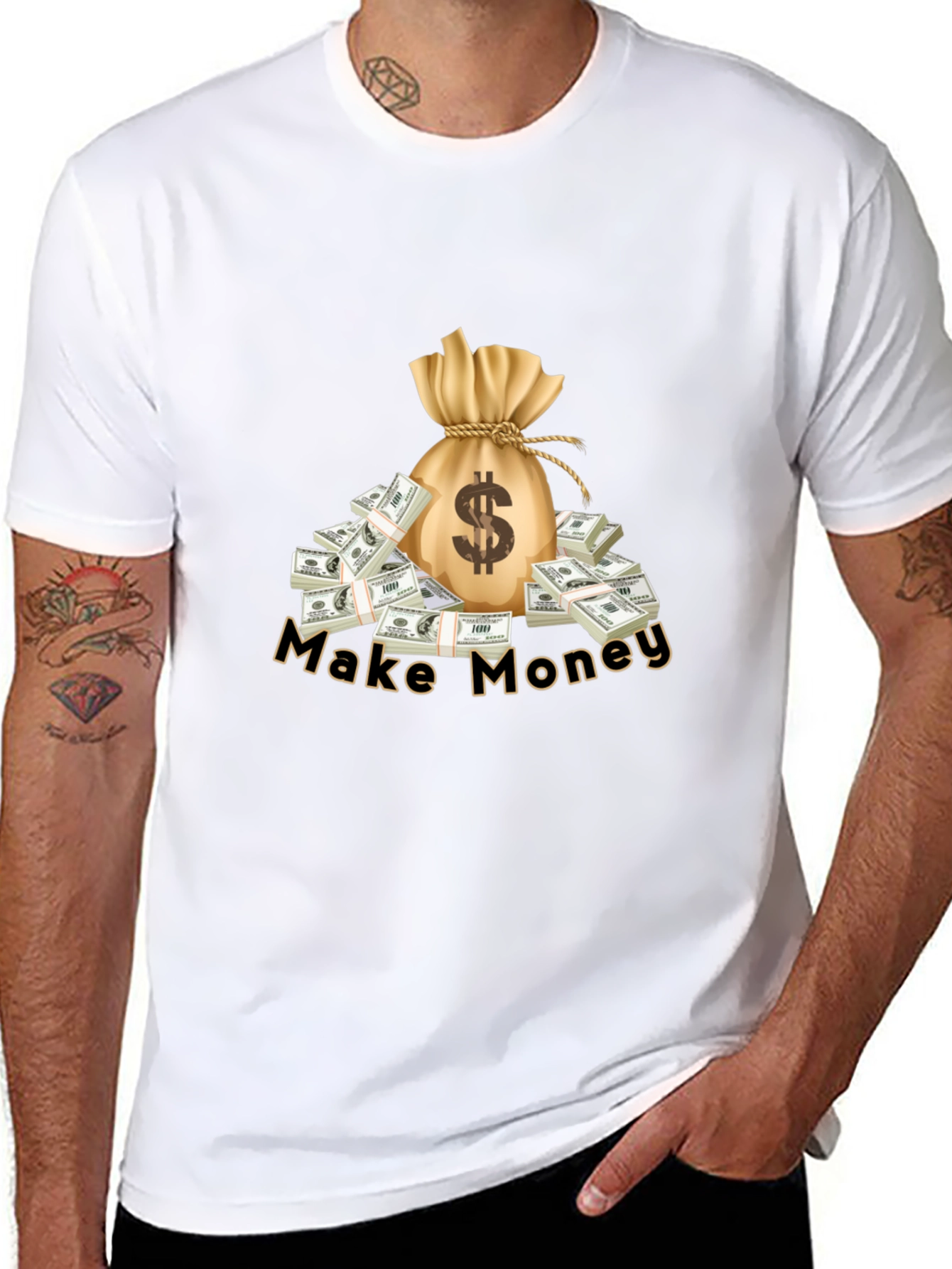 Make Money Graphic Tee - Black T-Shirt