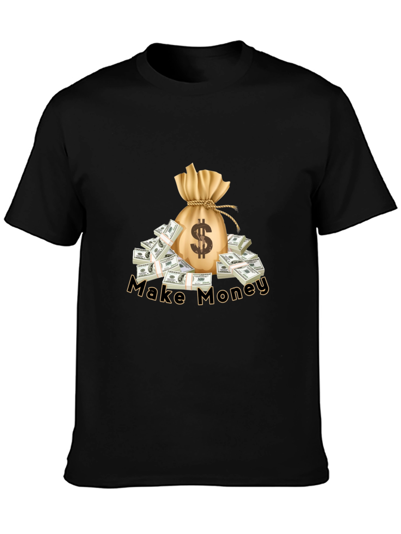 Make Money Graphic Tee - Black T-Shirt