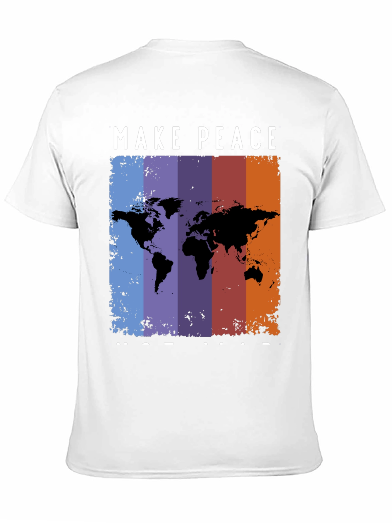 Peace Map Graphic T-Shirt