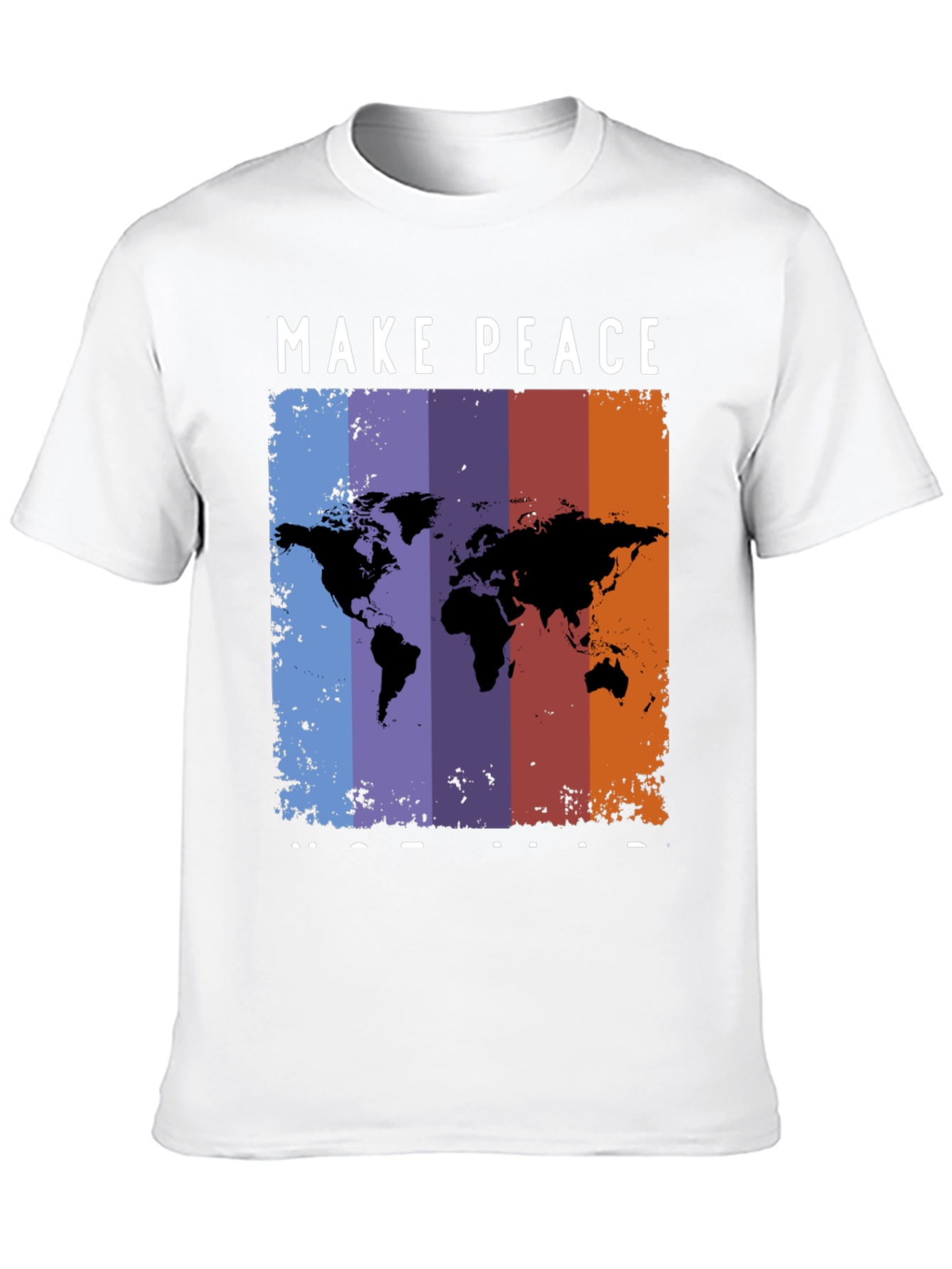 Peace Map Graphic T-Shirt