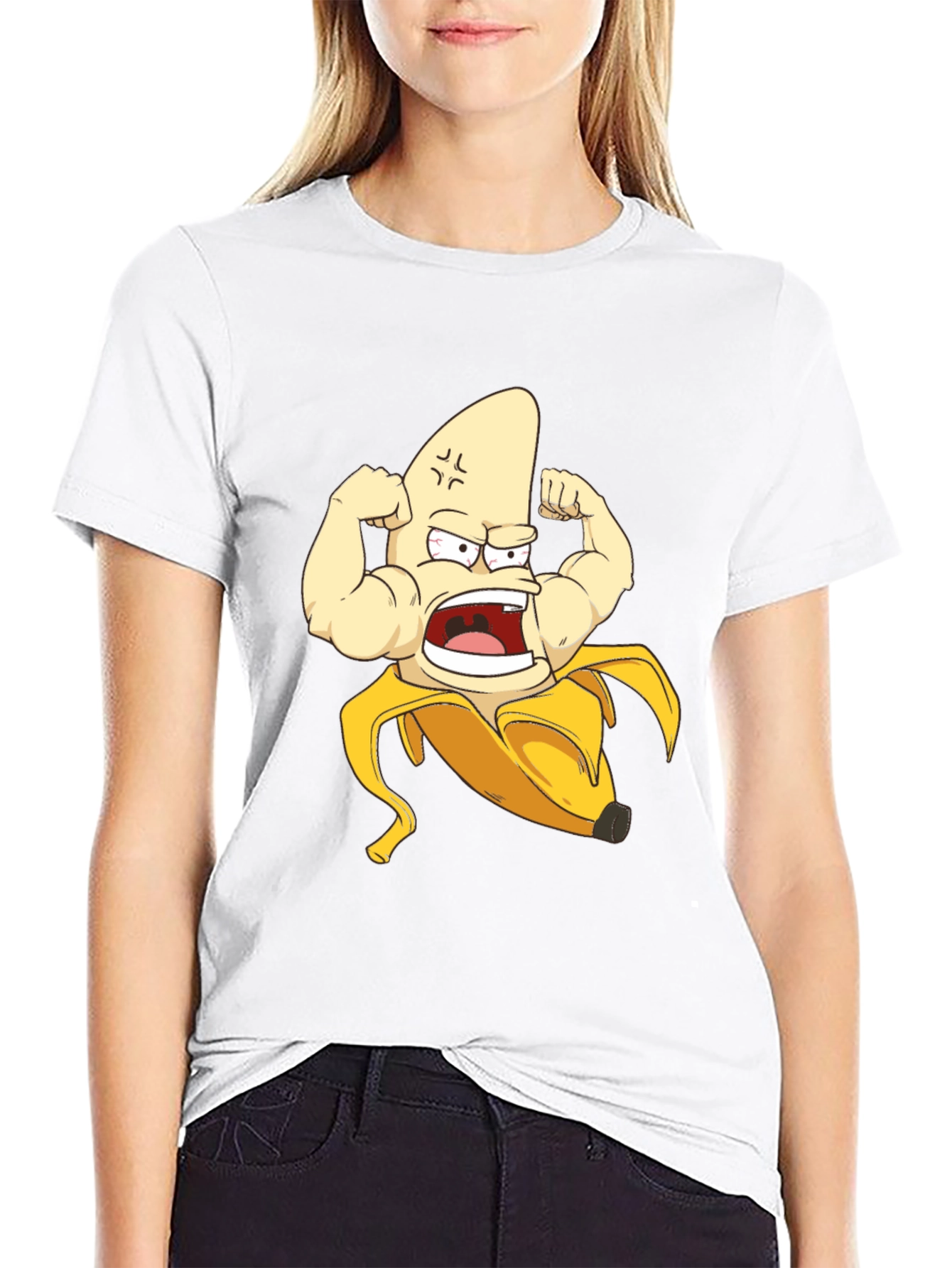 Muscle Banana Black T-Shirt