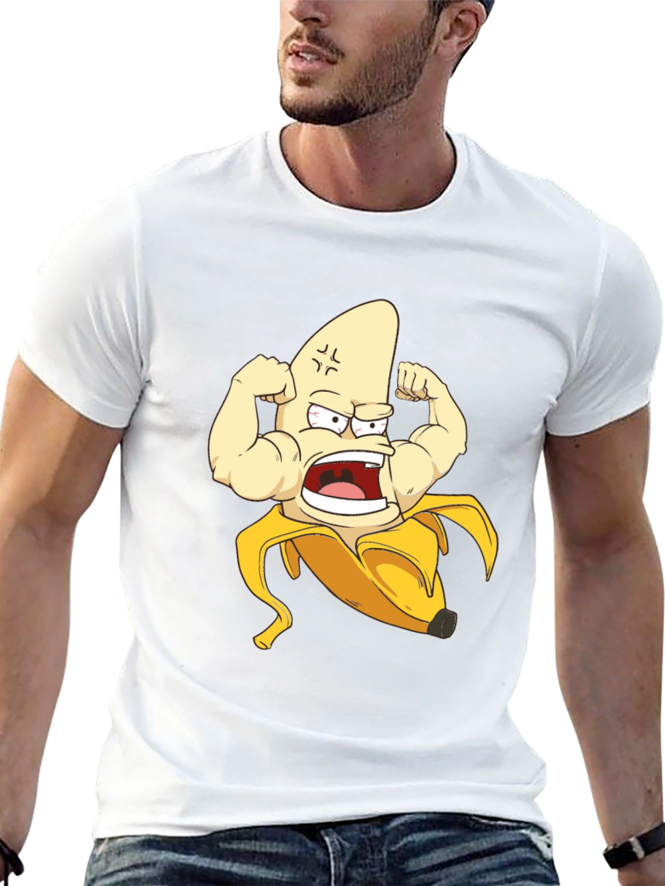 Muscle Banana Black T-Shirt