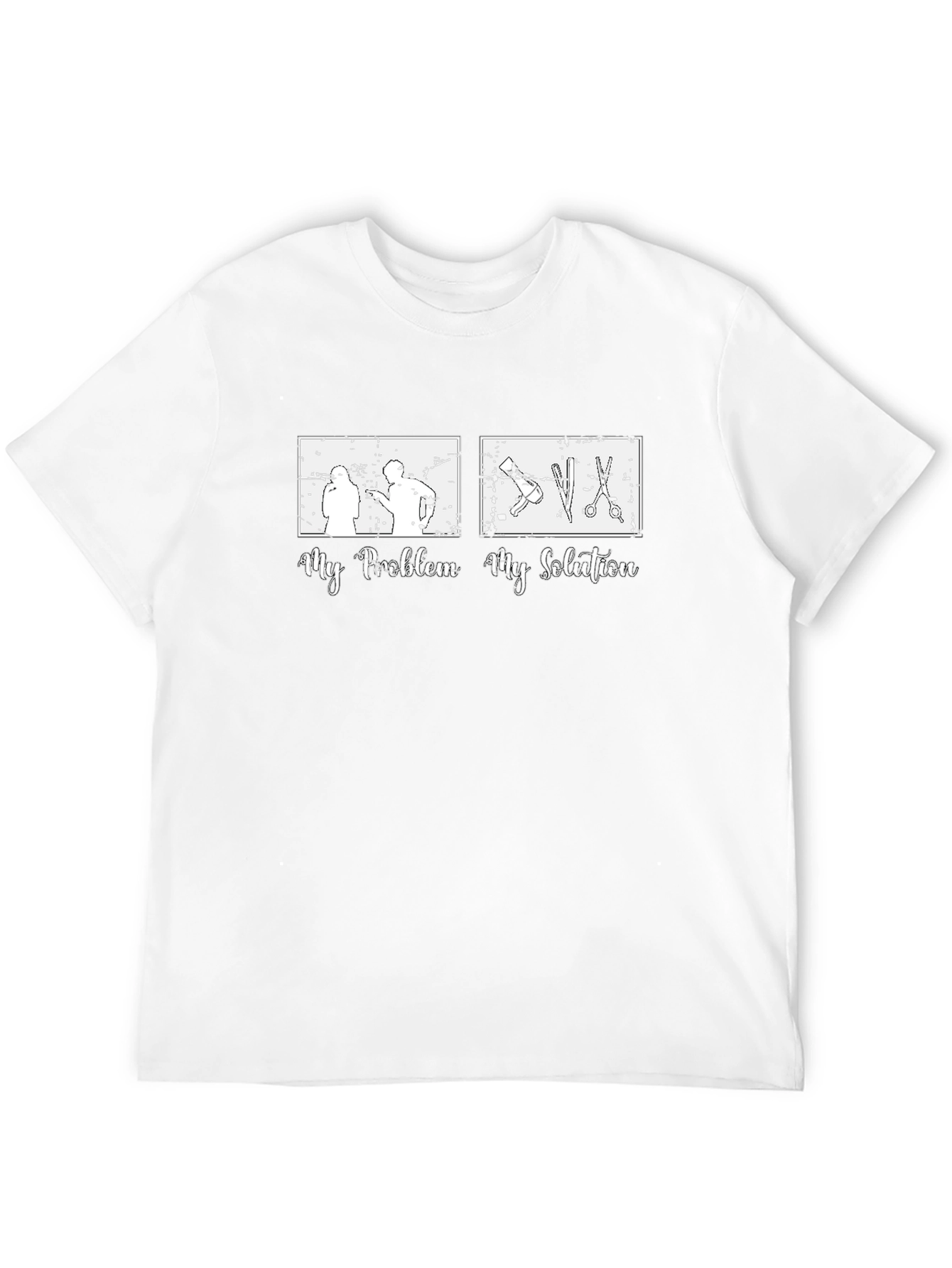 My Problem My Solution Barber T-Shirt