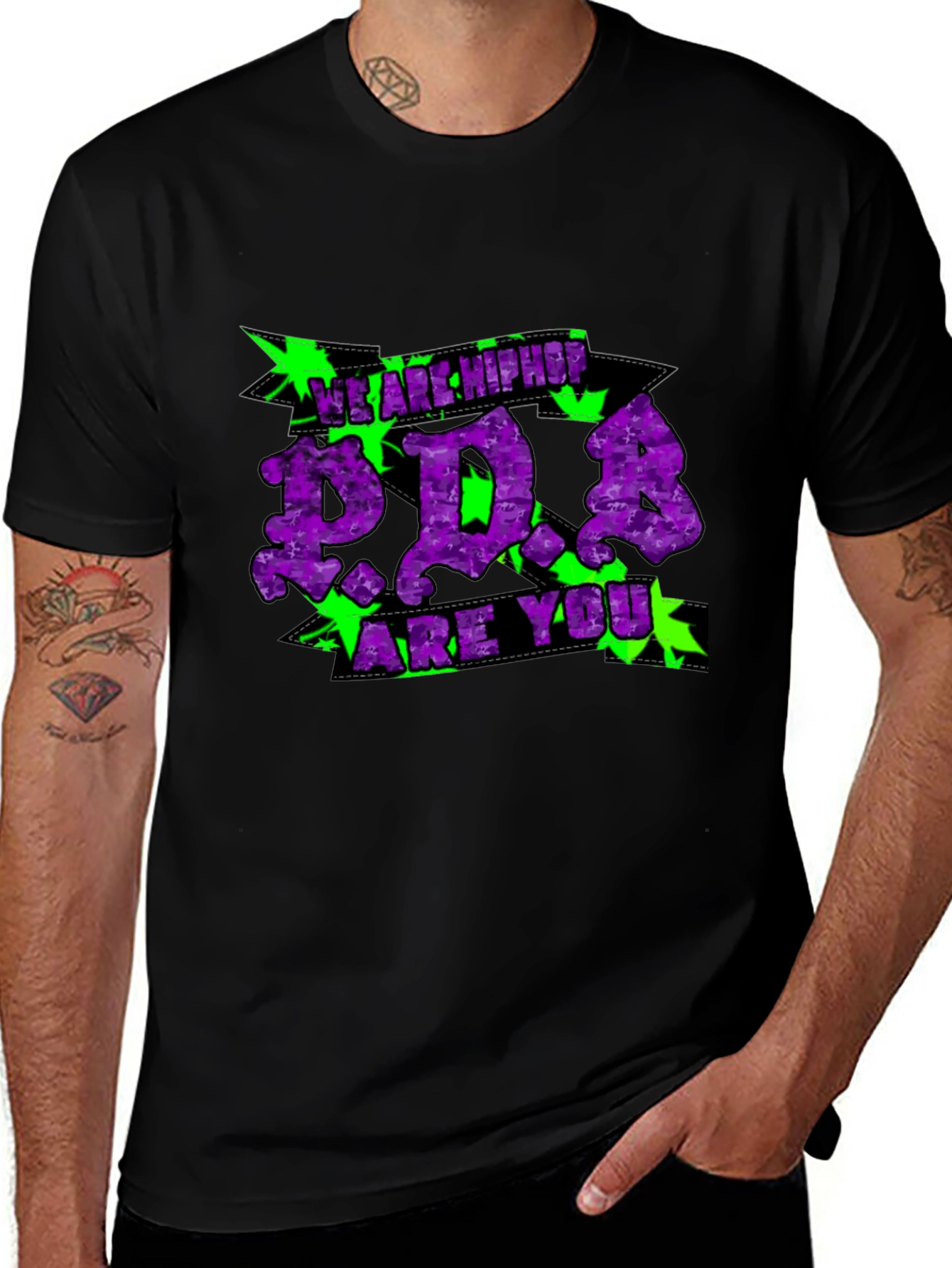 We Are Hip Hop P.D.A. Graphic T-Shirt