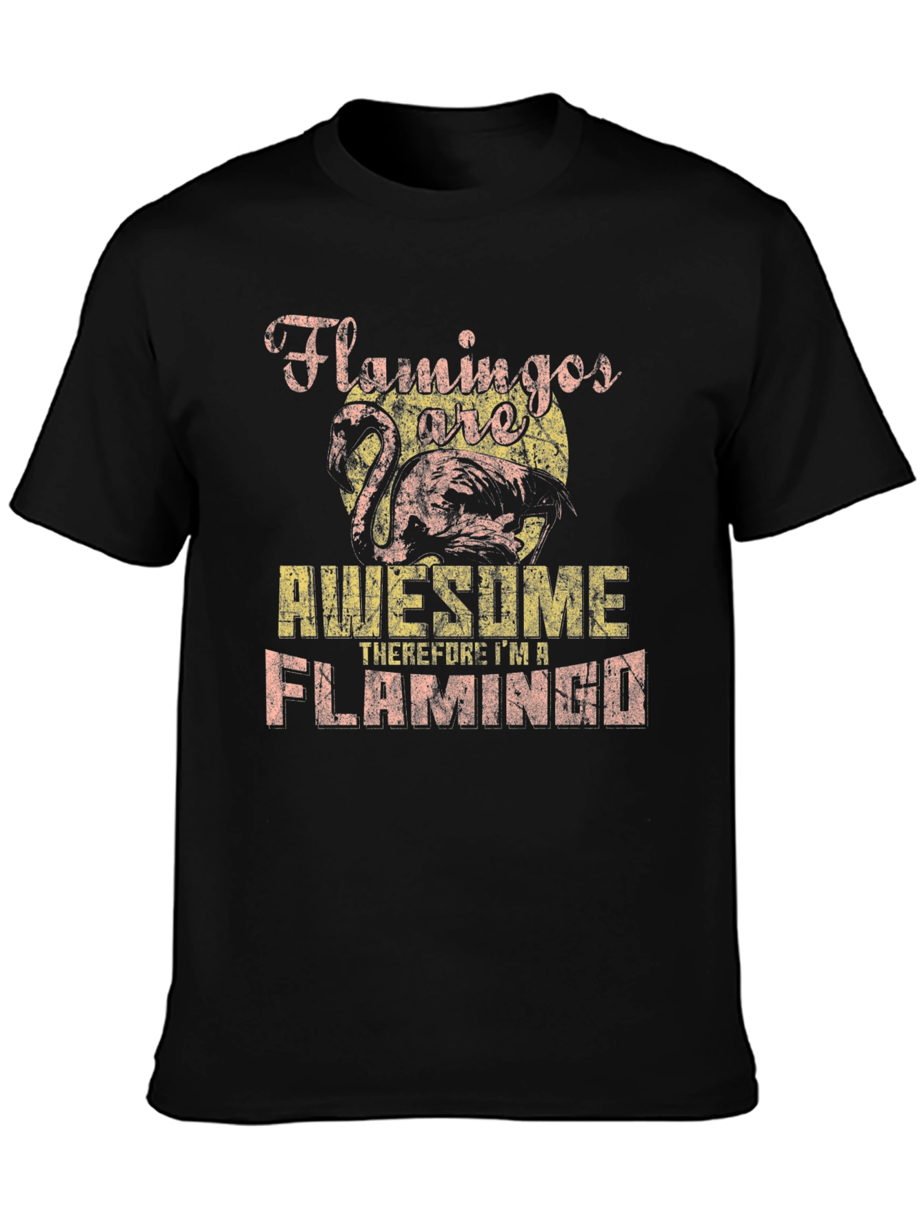 Flamingo Awesome Graphic Tee