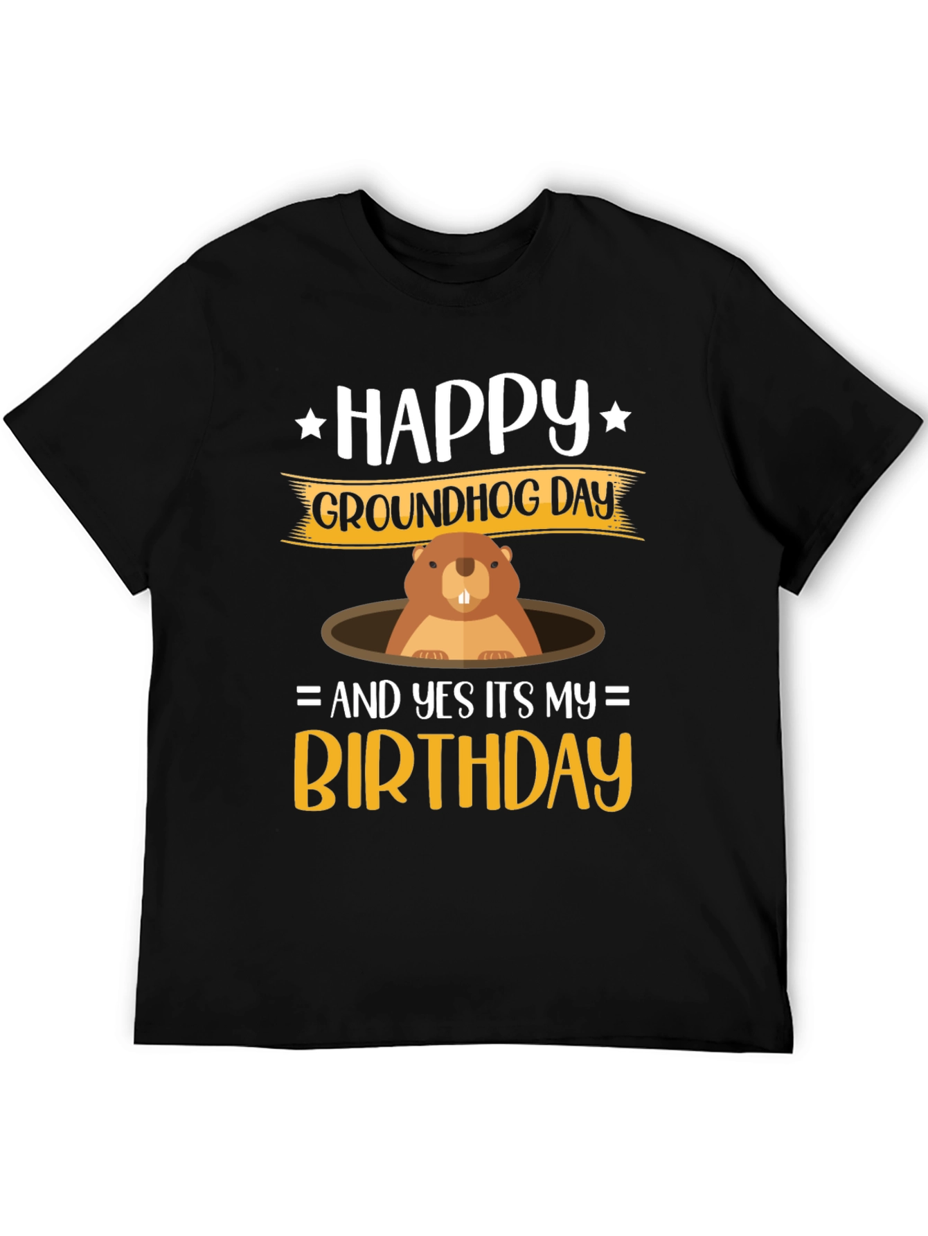 Happy Groundhog Day Birthday T-Shirt
