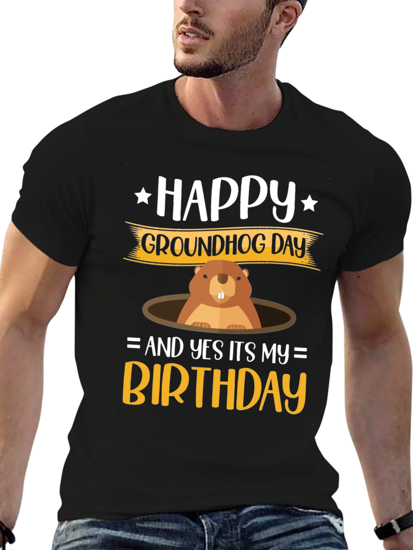 Happy Groundhog Day Birthday T-Shirt