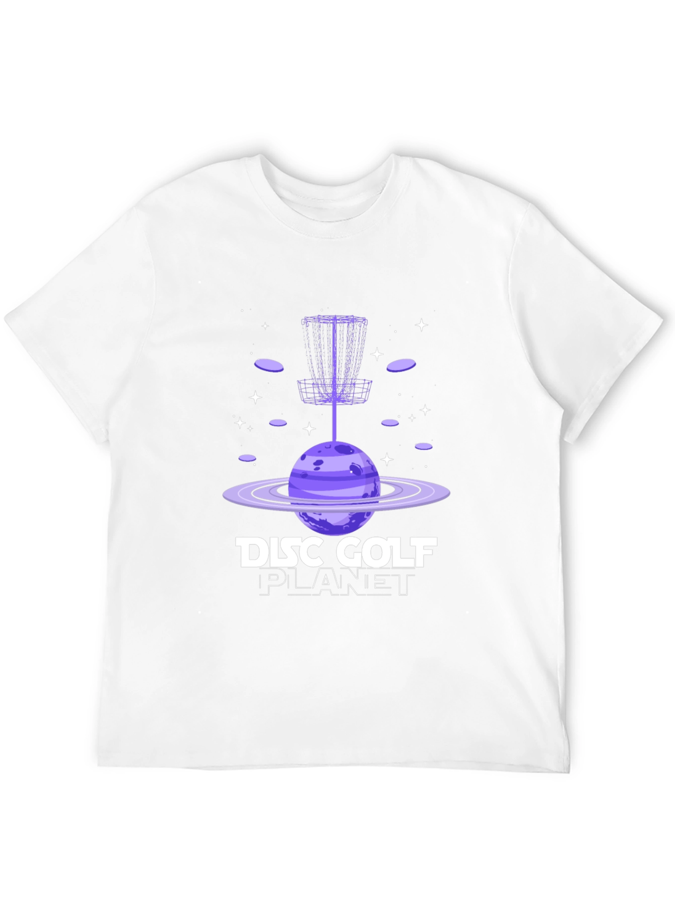 Disc Golf Planet Graphic T-Shirt