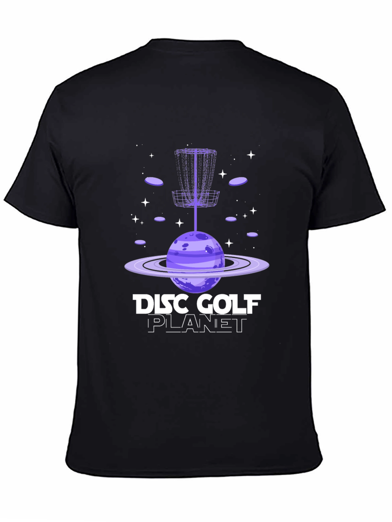 Disc Golf Planet Graphic T-Shirt