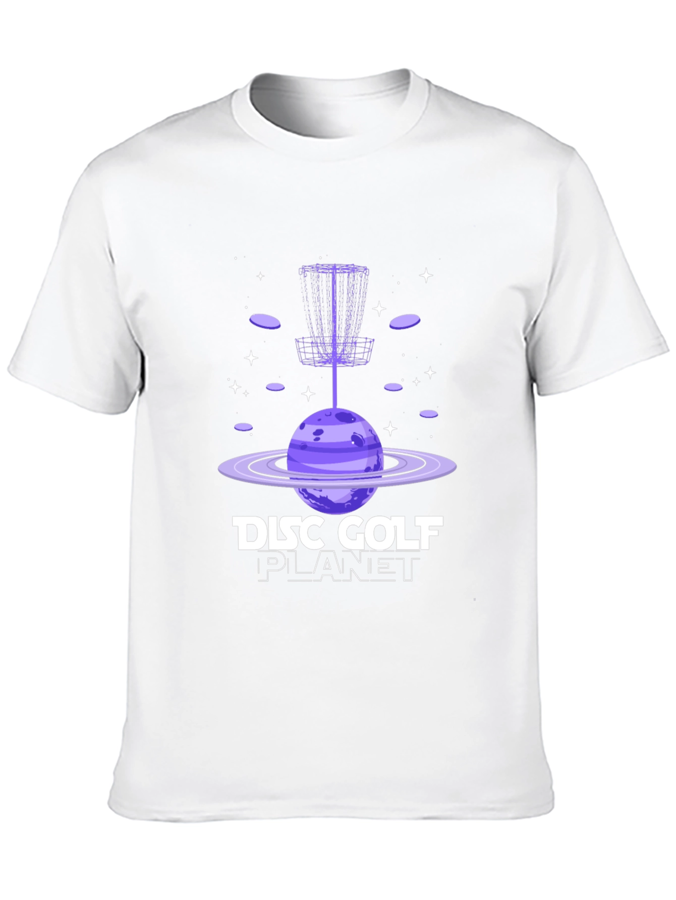 Disc Golf Planet Graphic T-Shirt