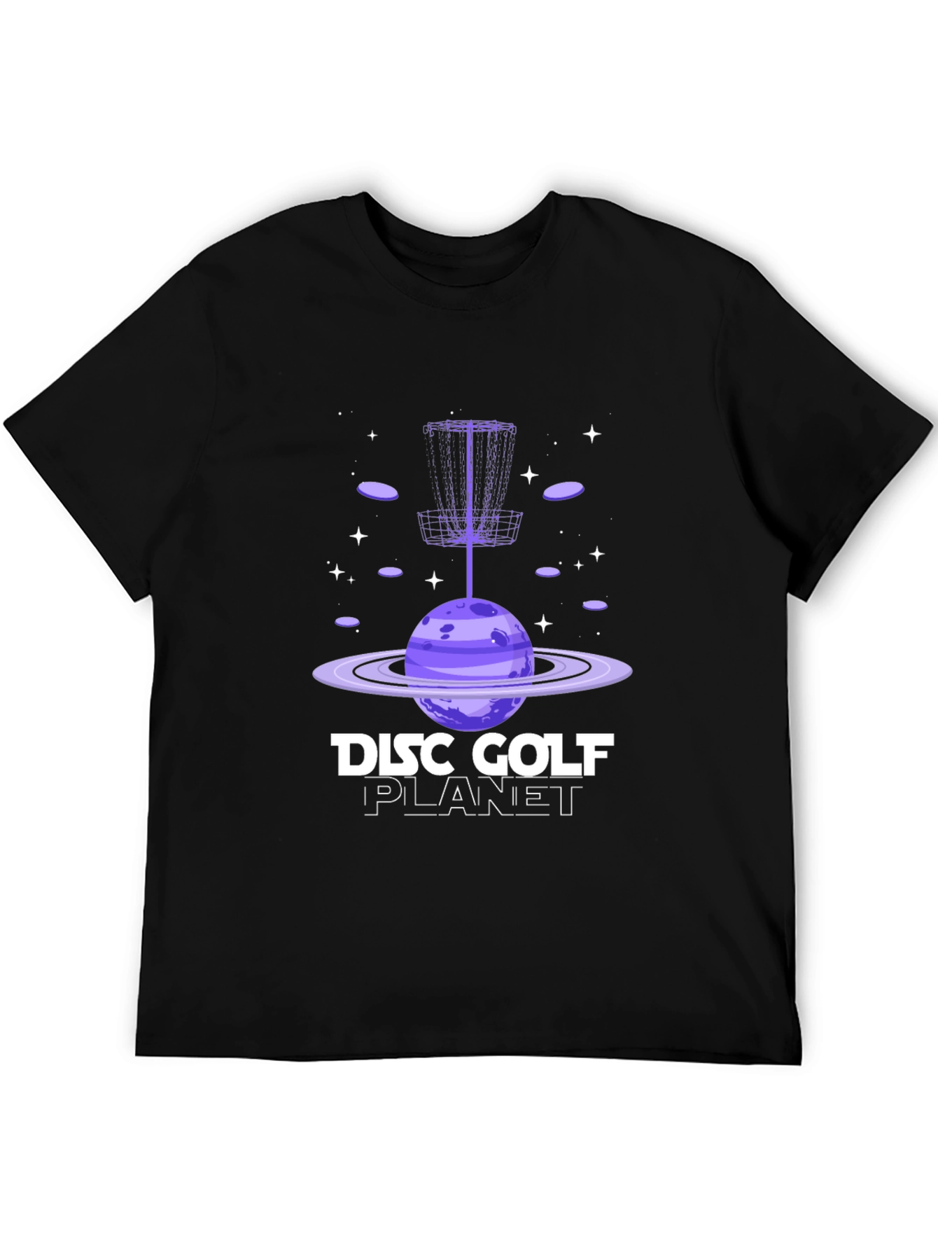 Disc Golf Planet Graphic T-Shirt