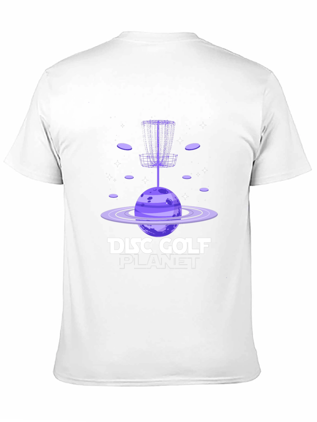Disc Golf Planet Graphic T-Shirt