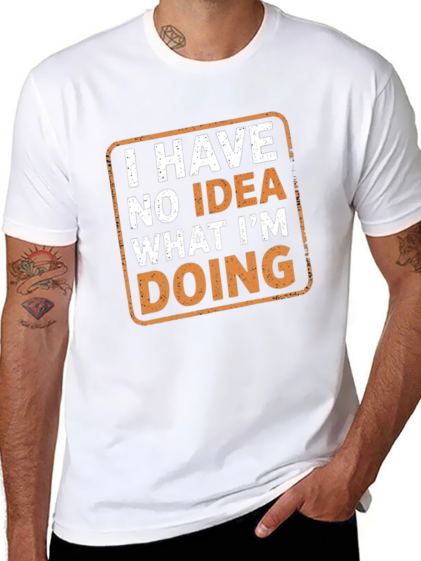 Funny No Idea Graphic T-Shirt